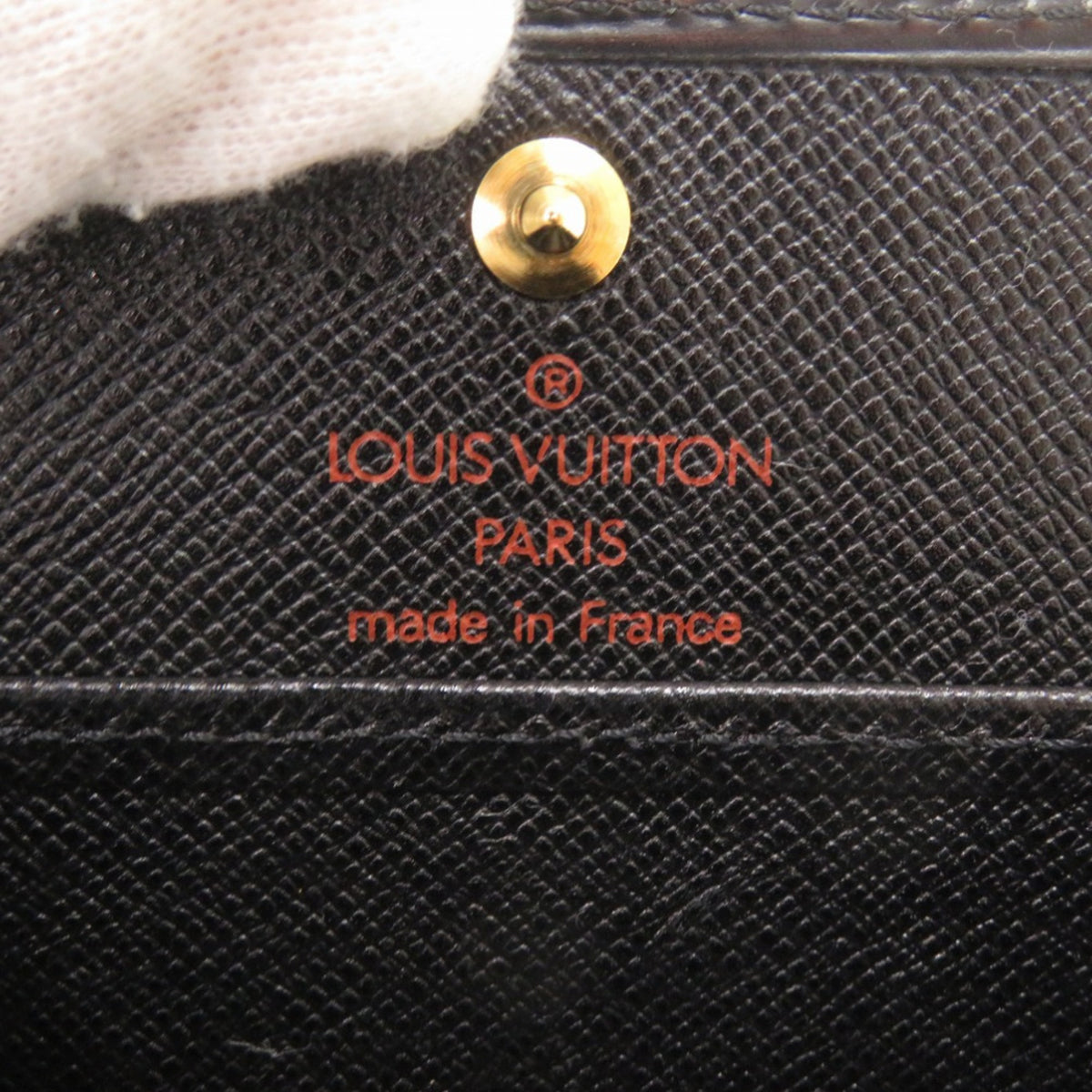 Louis Vuitton Black Epi Leather Coin Purse/Coin Case (Pre-Owned)