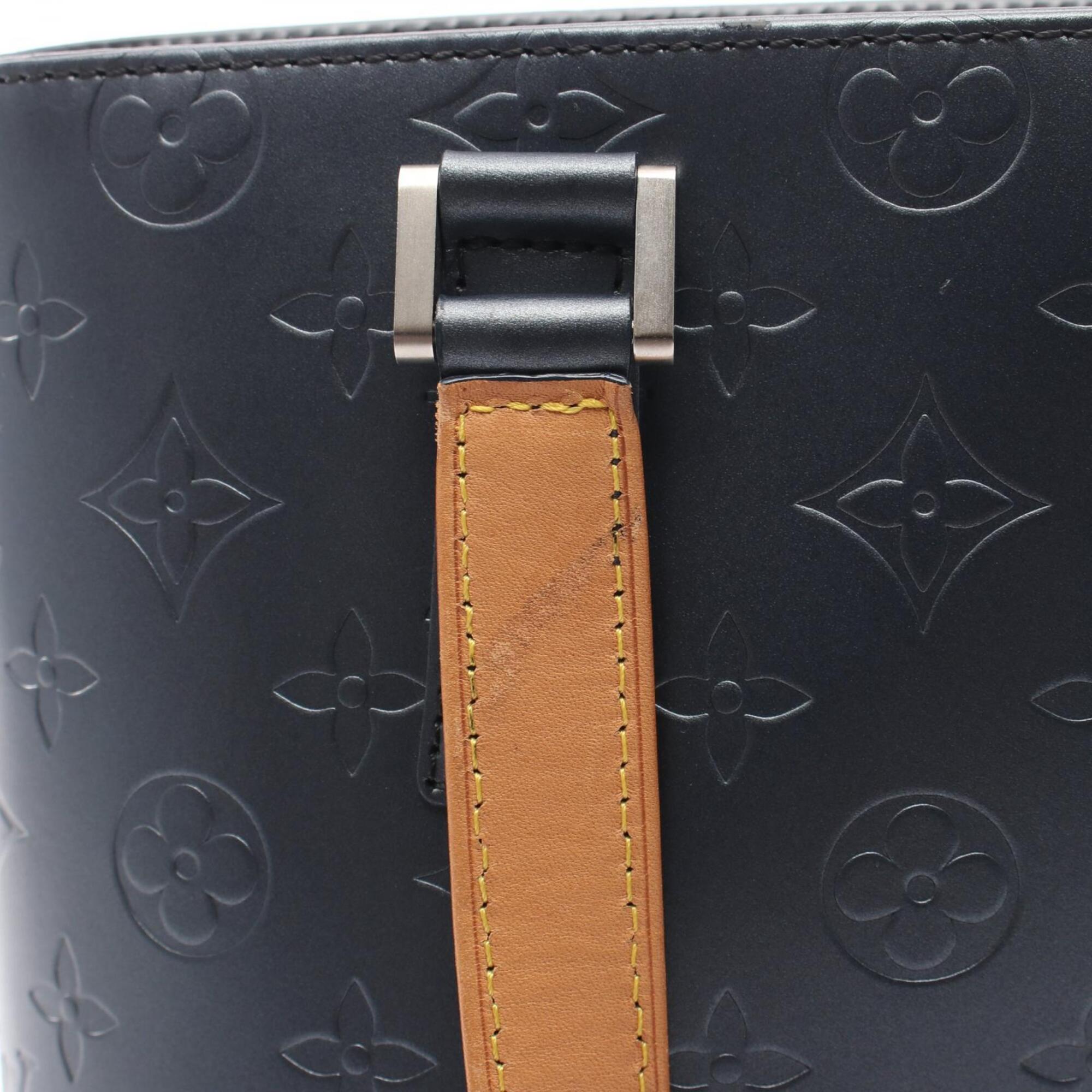 Louis Vuitton Blue Navy Leather Handbag (Pre-Owned)