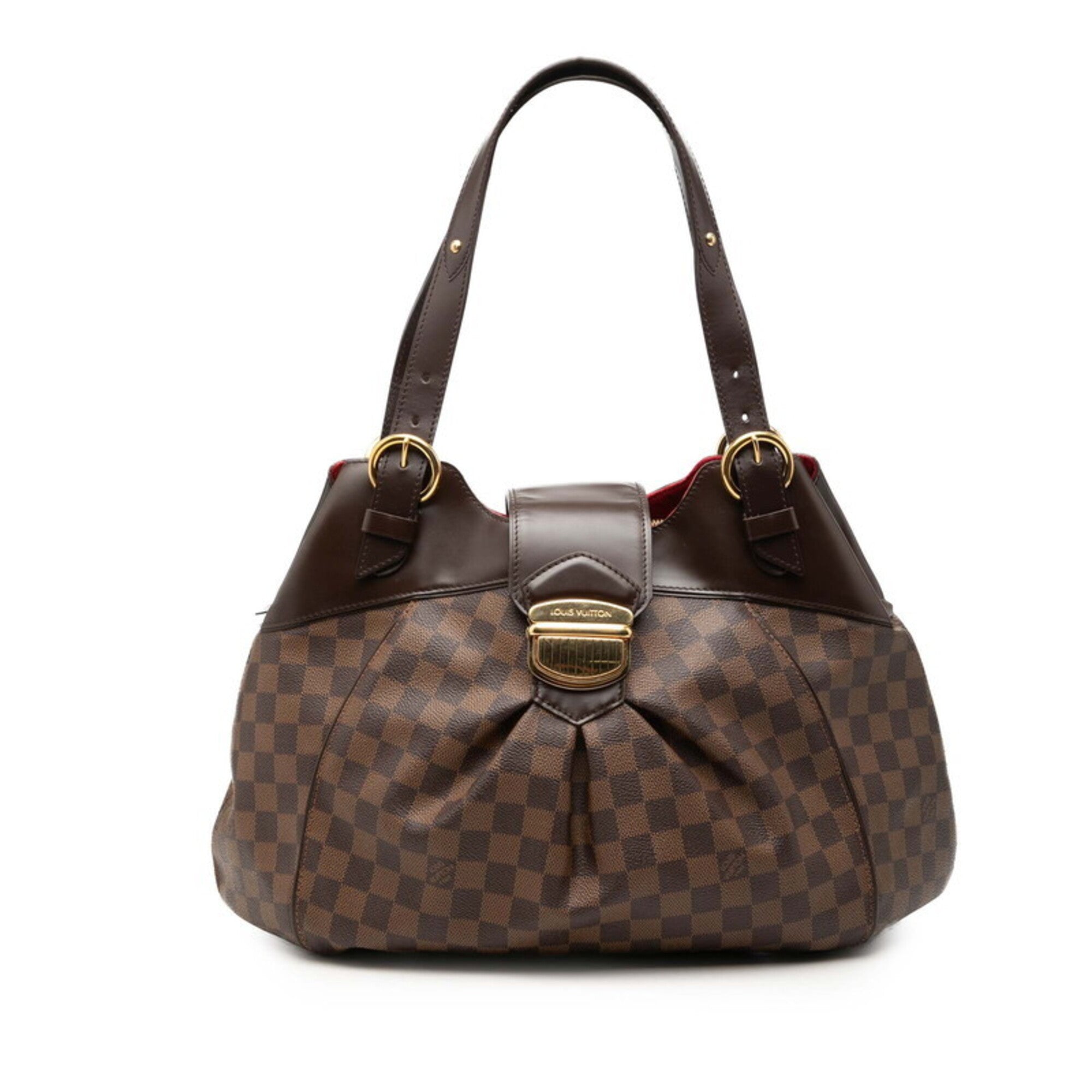 Louis Vuitton Brown Pvc Leather Shoulder Bag Tote Bag (Pre-Owned)