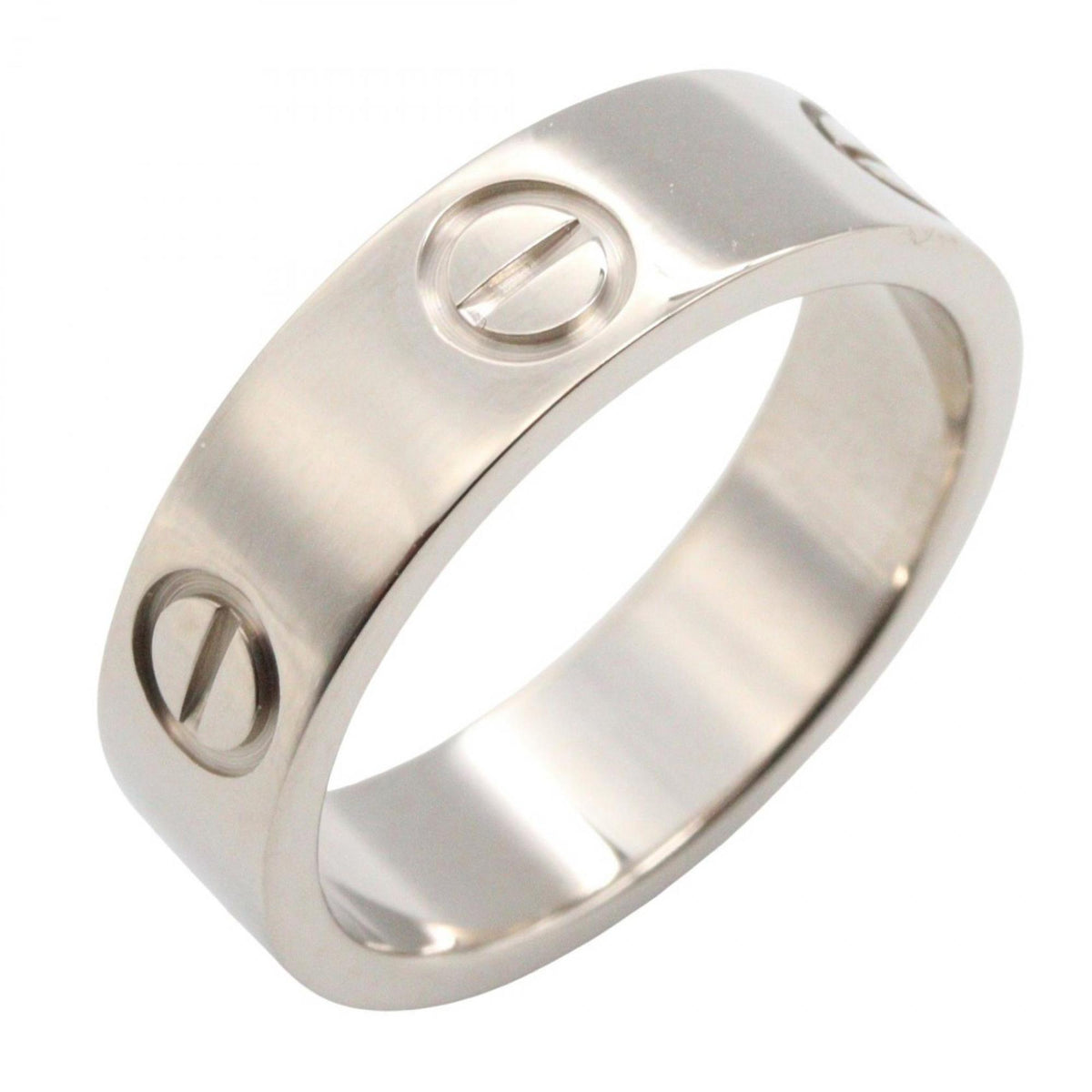 Cartier Silver White Gold (18K) Band Ring (Pre-Owned)