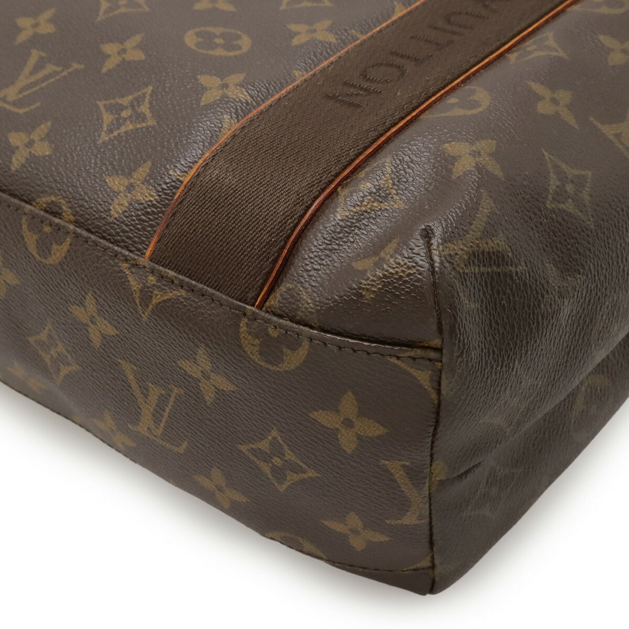 Louis Vuitton Brown Monogram Shoulder Bag Tote Bag (Pre-Owned)