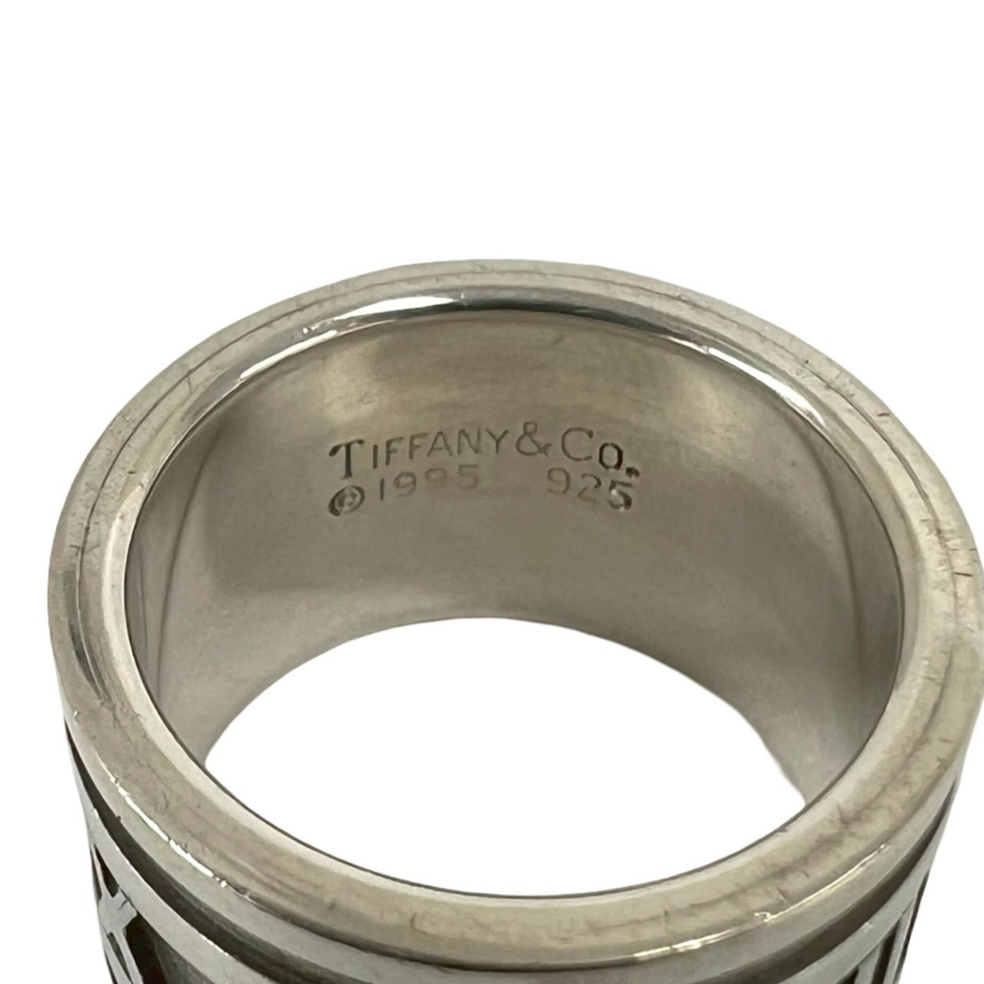 Tiffany Silver Silver 925 Band Ring (Pre-Owned)