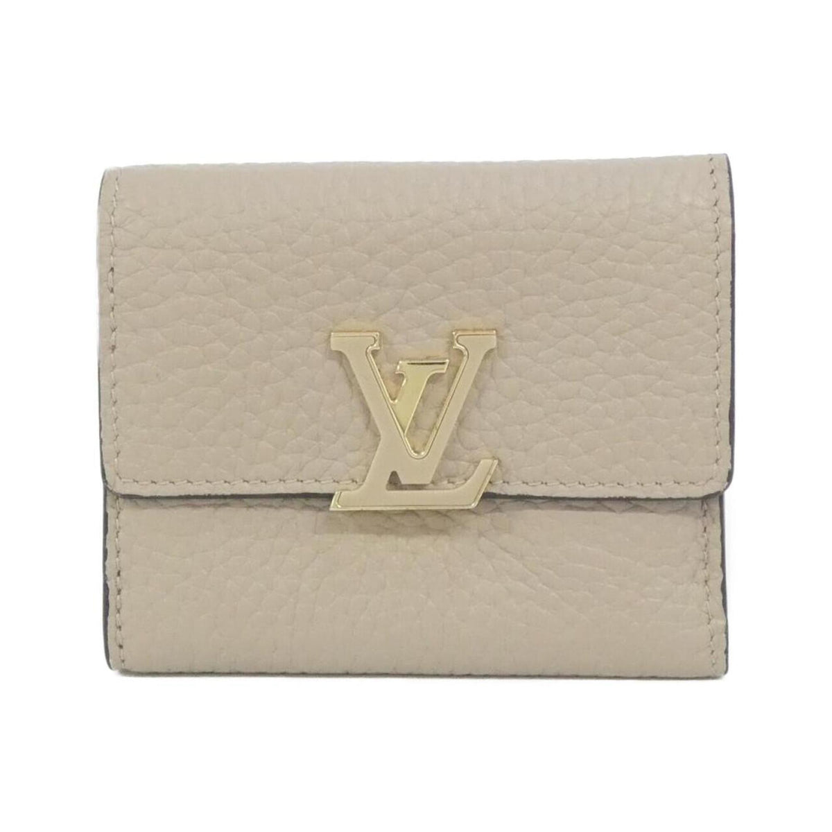 Louis Vuitton Galle Leather Wallet (Tri-Fold) (Pre-Owned)
