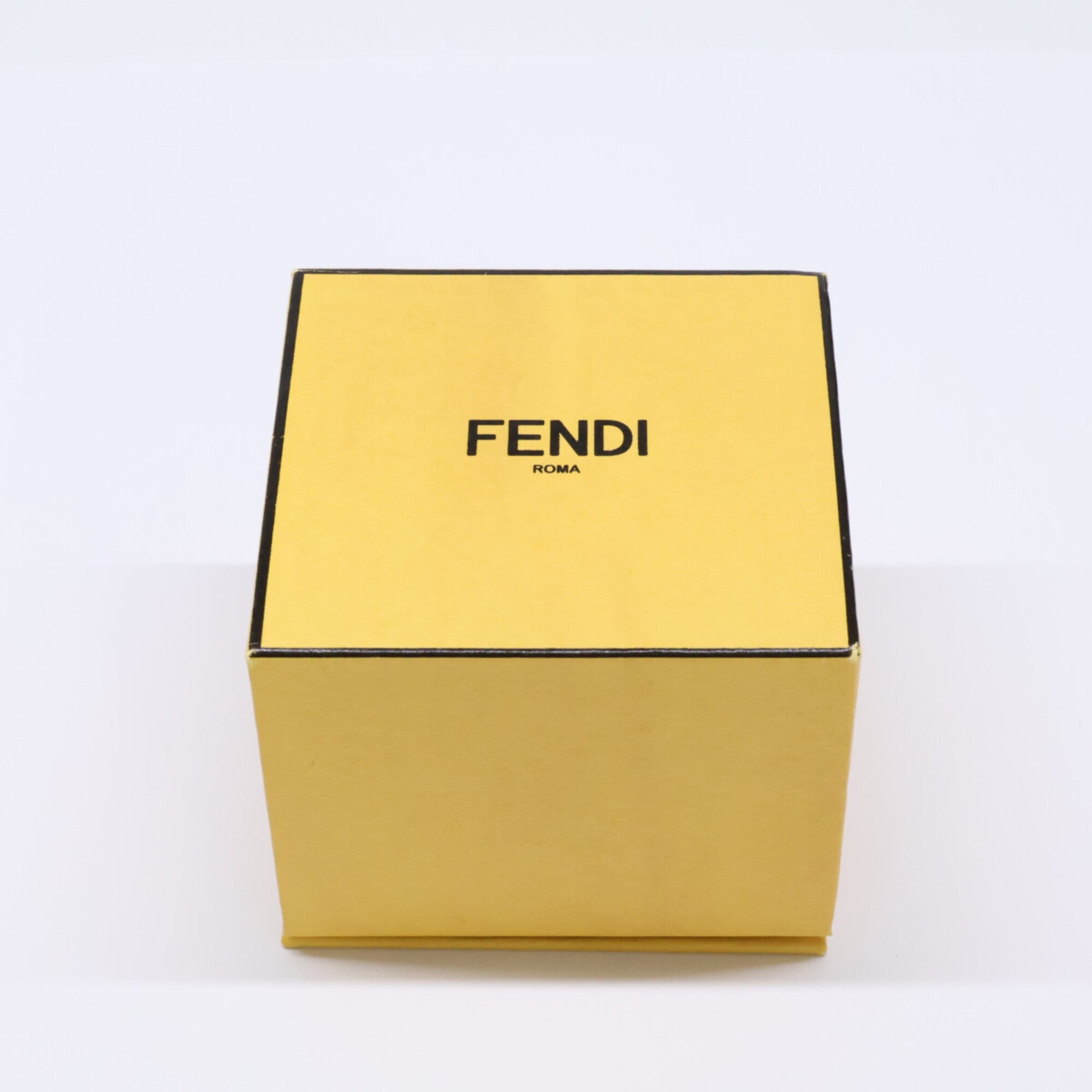 Fendi Gold Metal Band Ring (Pre-Owned)