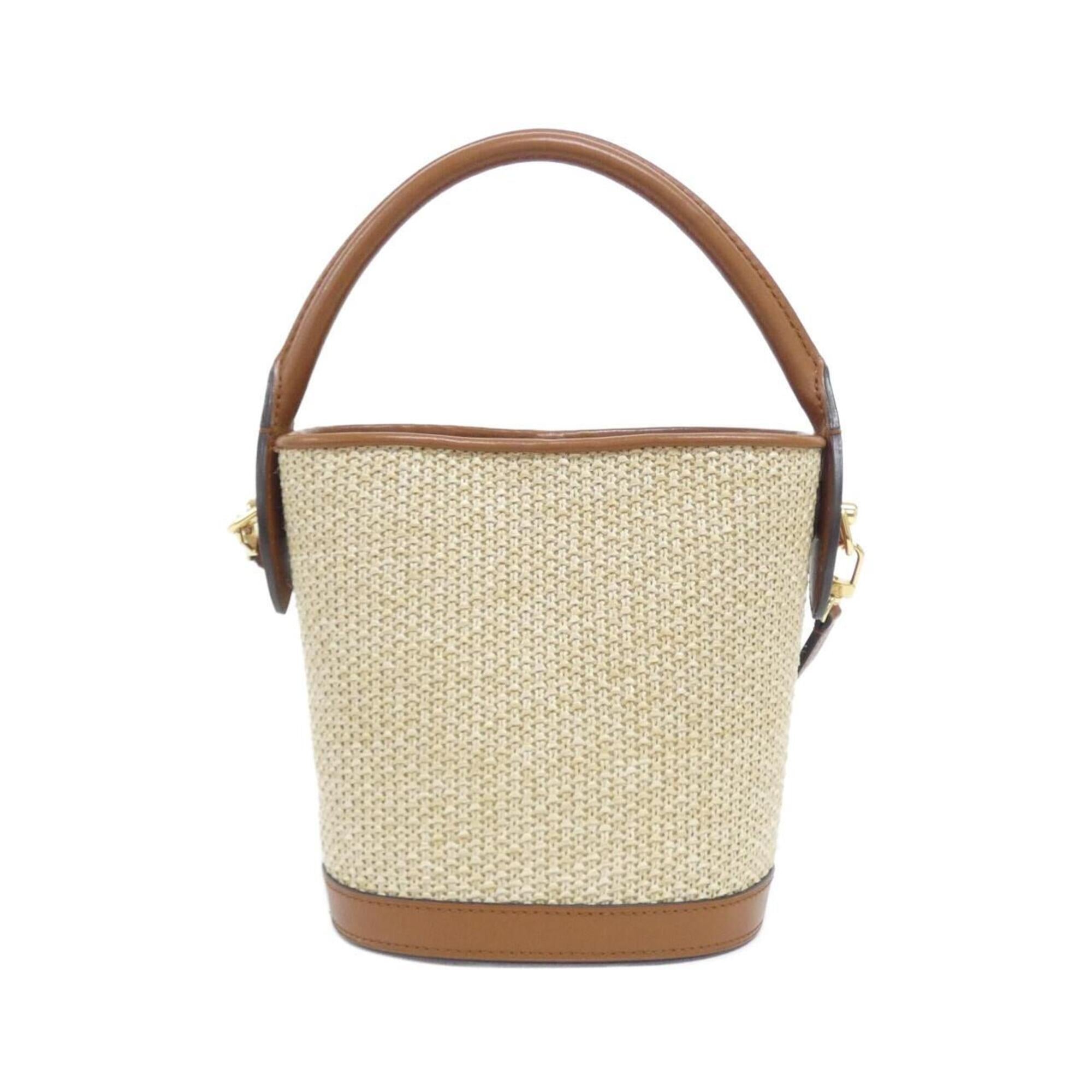 Louis Vuitton Caramel Raffia Handbag (Pre-Owned)