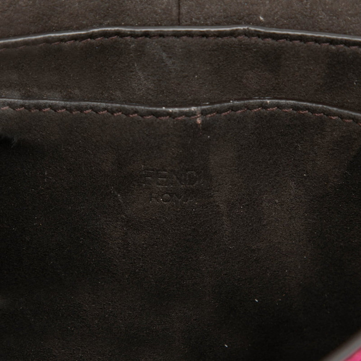 Fendi Pink Leather Shoulder Bag (Pre-Owned)