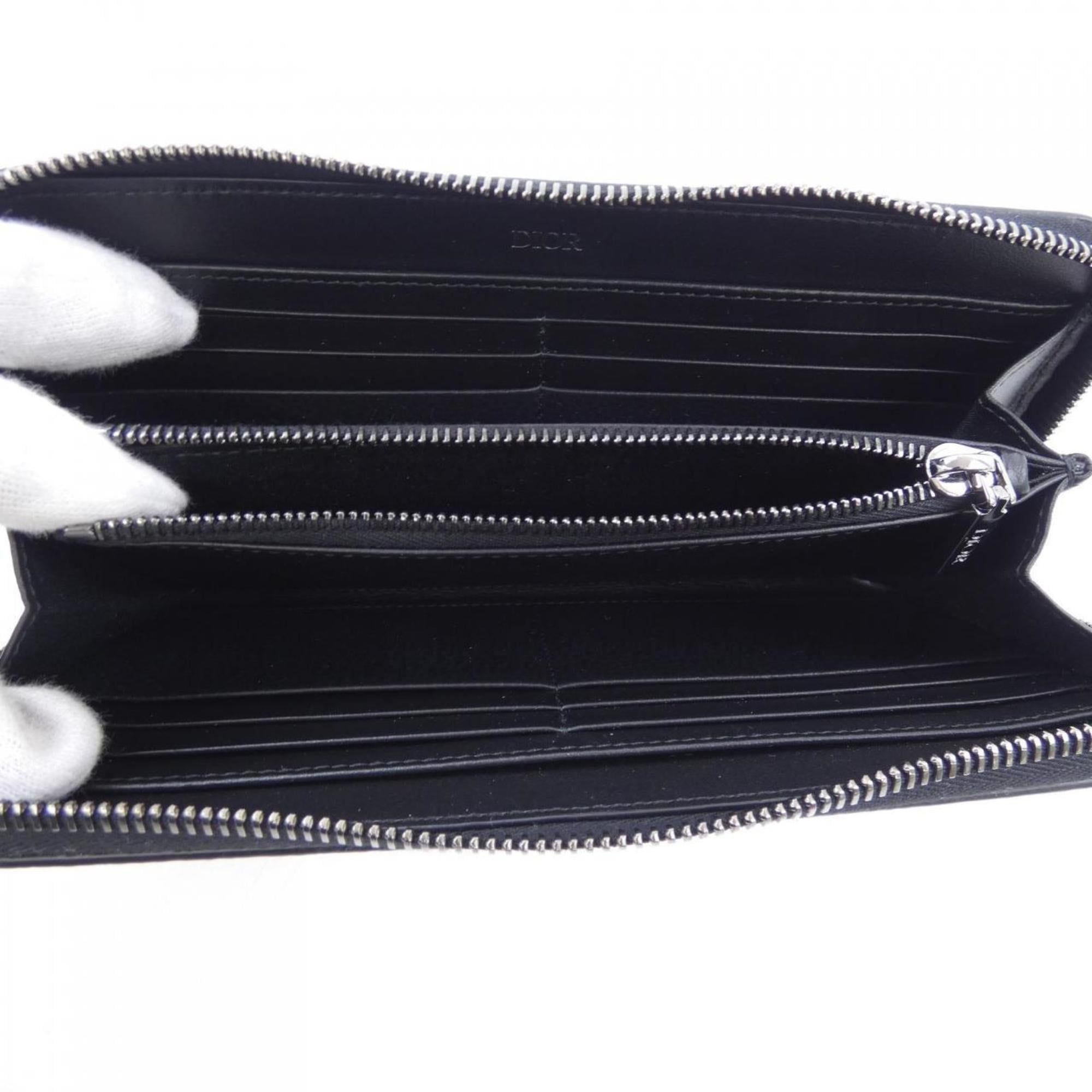 Christian Dior Black Long Wallet (Bi-Fold) (Pre-Owned)