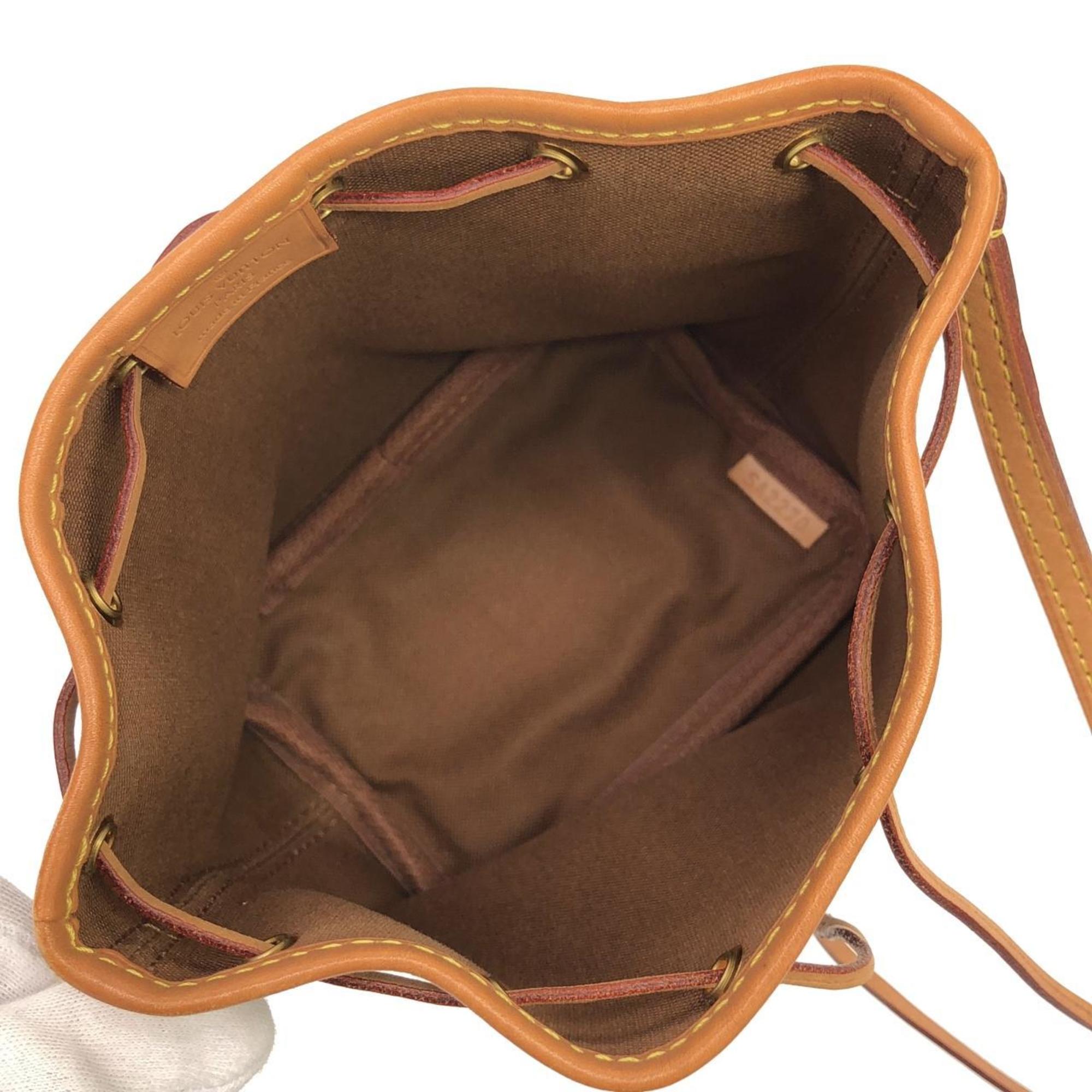 Louis Vuitton Marron Coated Canvas Shoulder Bag (Pre-Owned)