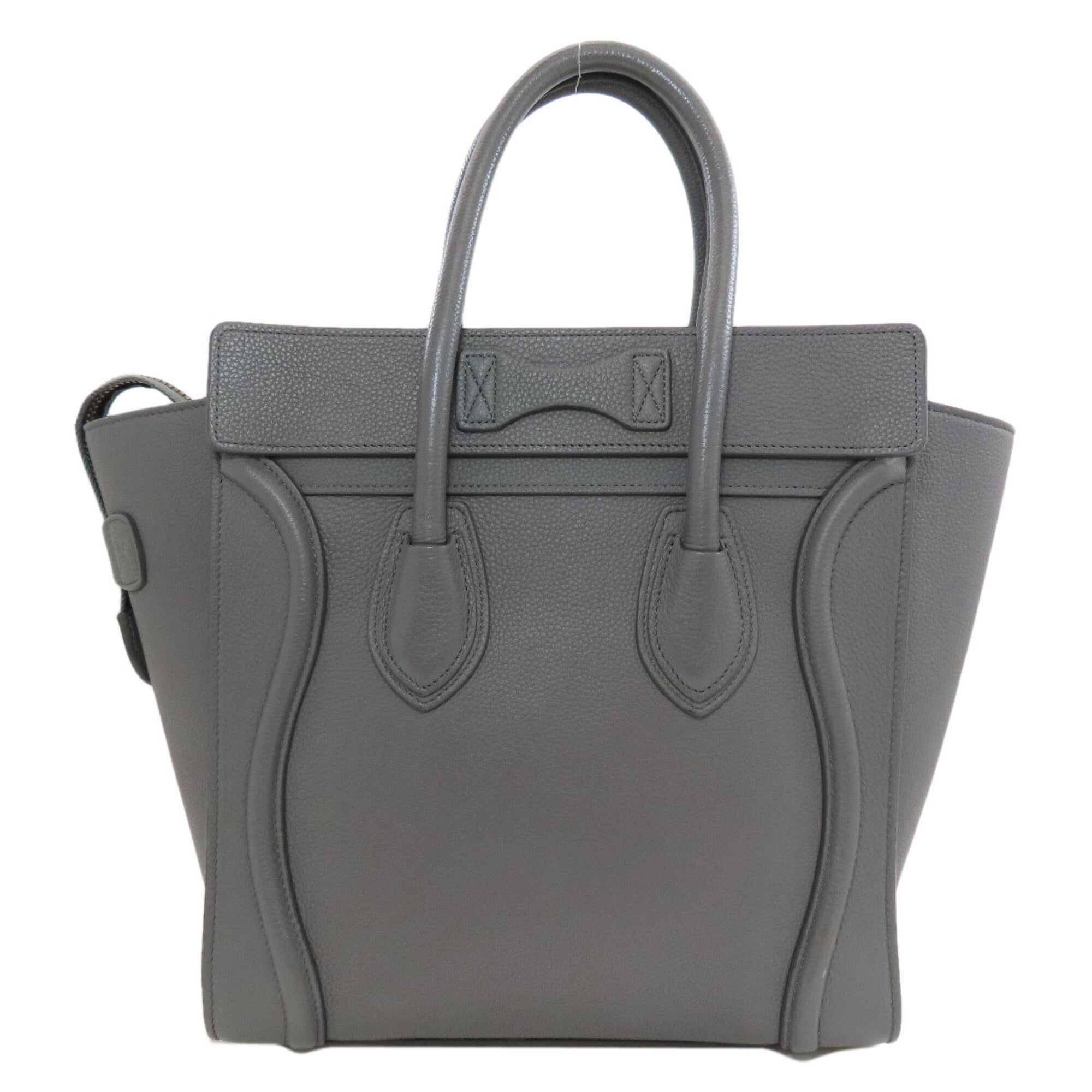 Celine Gray Leather Handbag (Pre-Owned)
