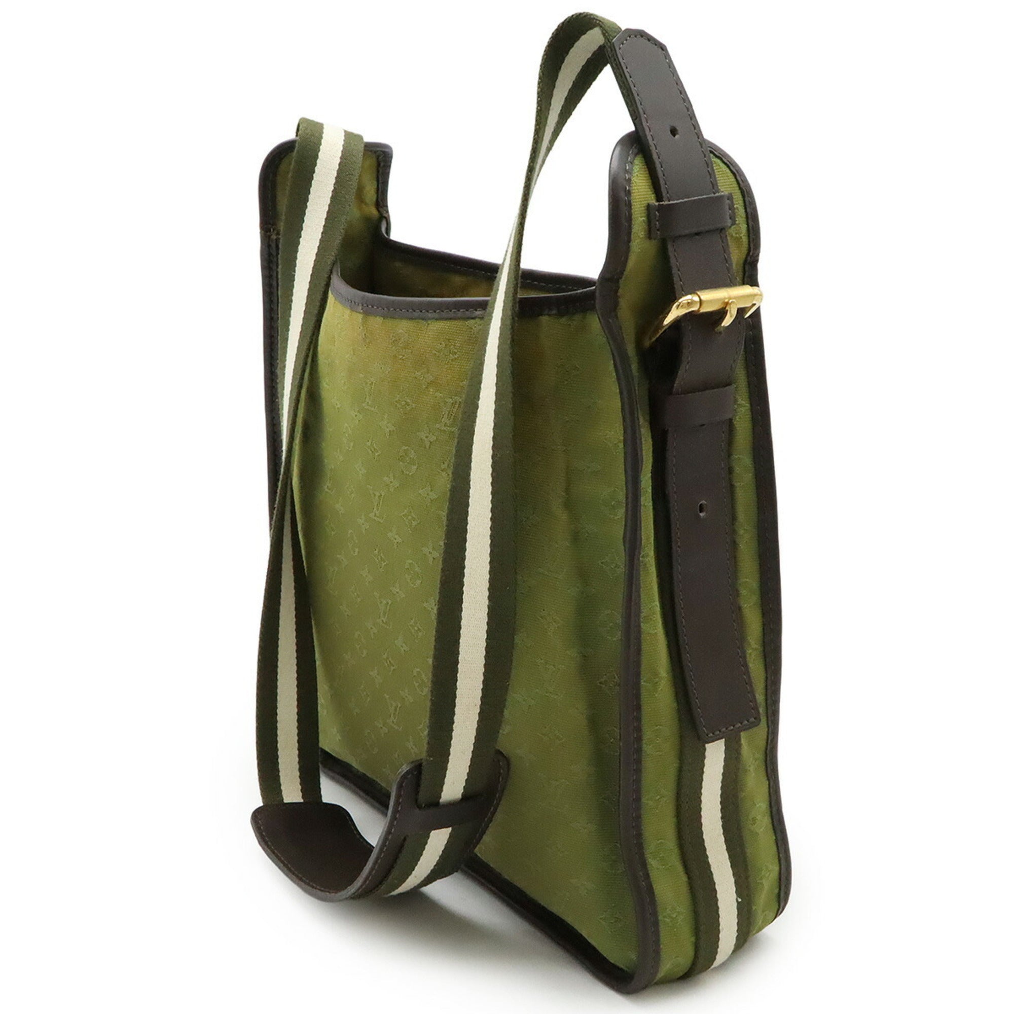 Louis Vuitton Tst Khaki Canvas Leather Shoulder Bag (Pre-Owned)