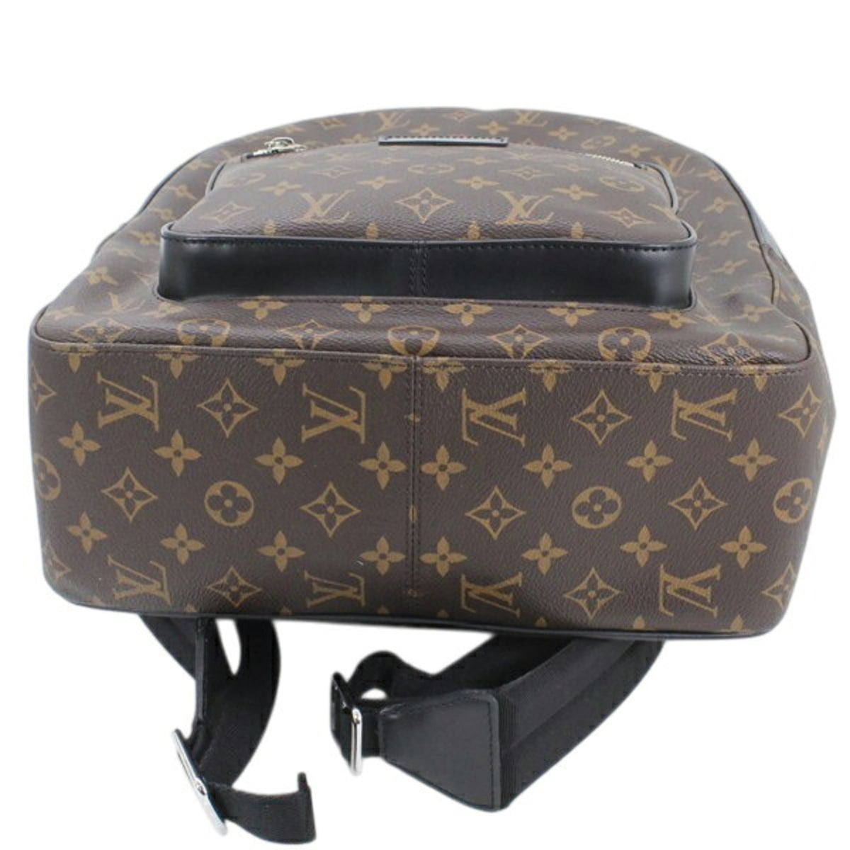 Louis Vuitton Monogram Macassar Black Brown Monogram Leather Backpack (Pre-Owned)