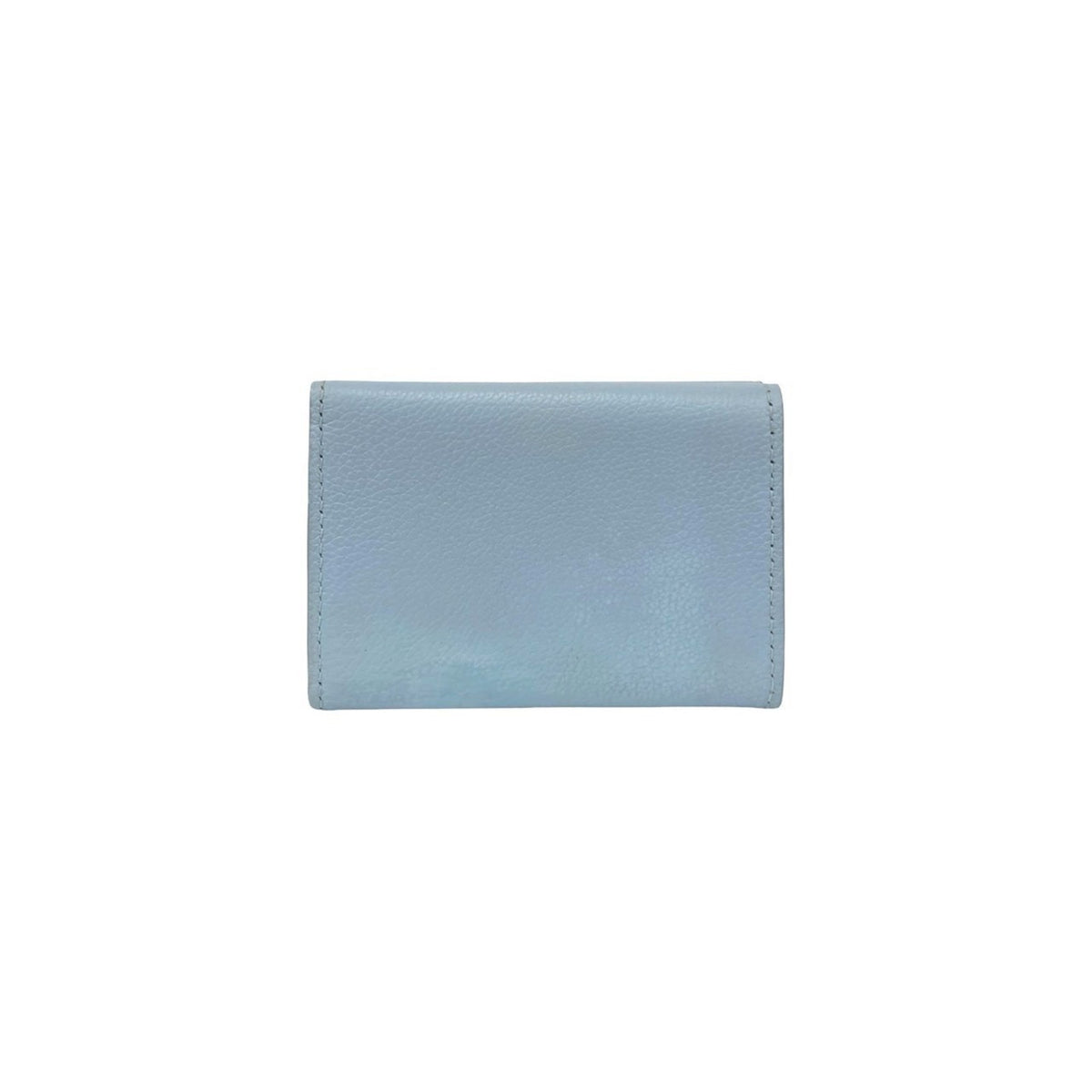 Louis Vuitton Blue Leather Wallet (Tri-Fold) (Pre-Owned)