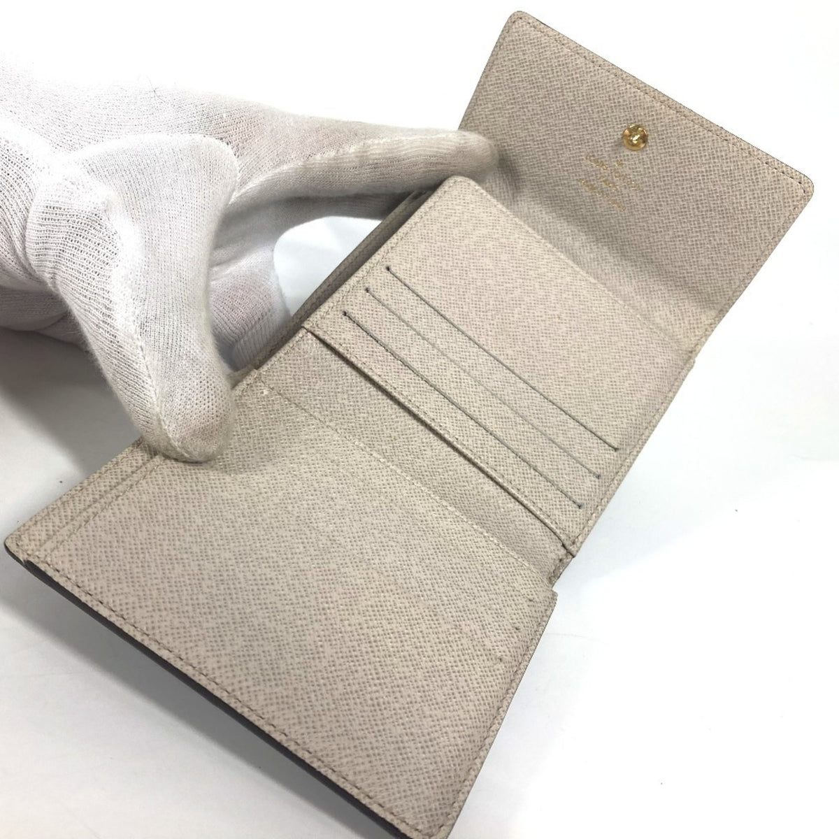Louis Vuitton Brown Monogram Wallet (Tri-Fold) (Pre-Owned)