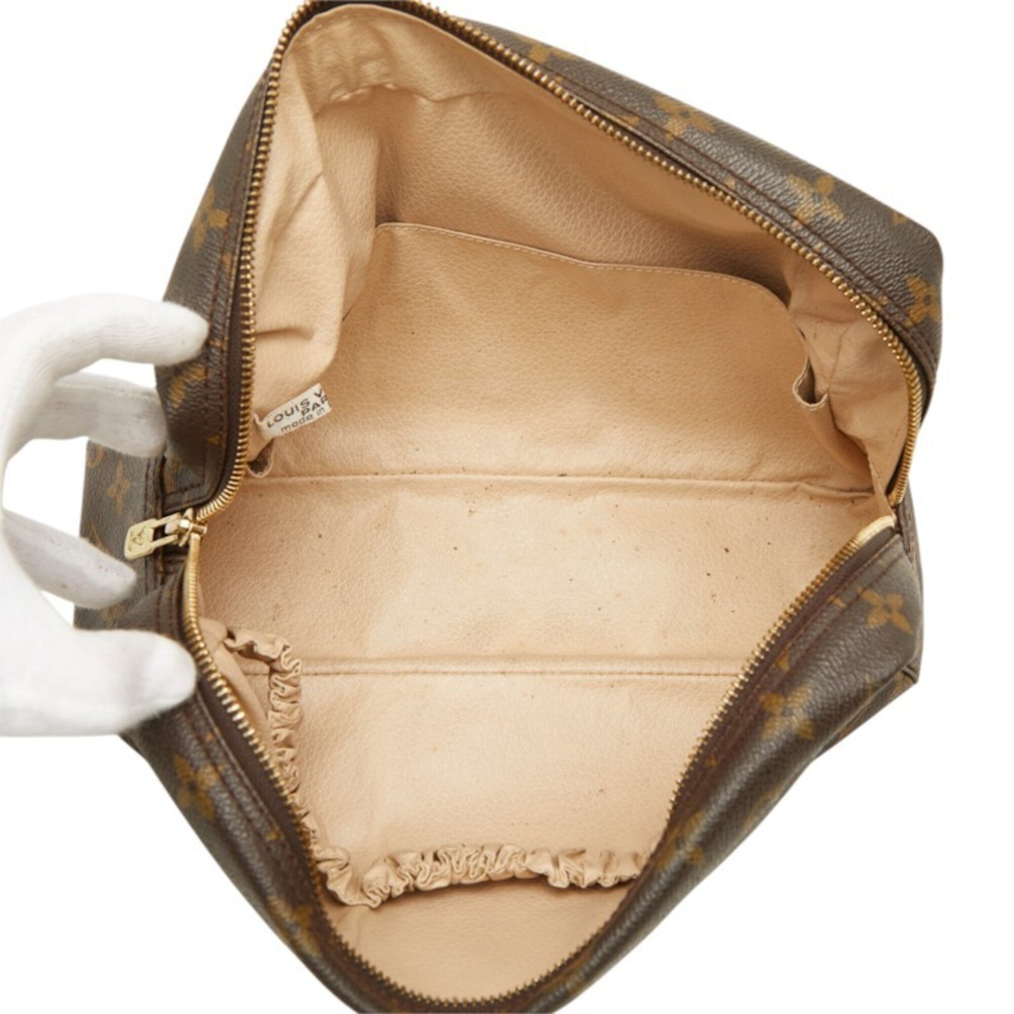 Louis Vuitton Brown Monogram Monogram Clutch Bag Pouch (Pre-Owned)