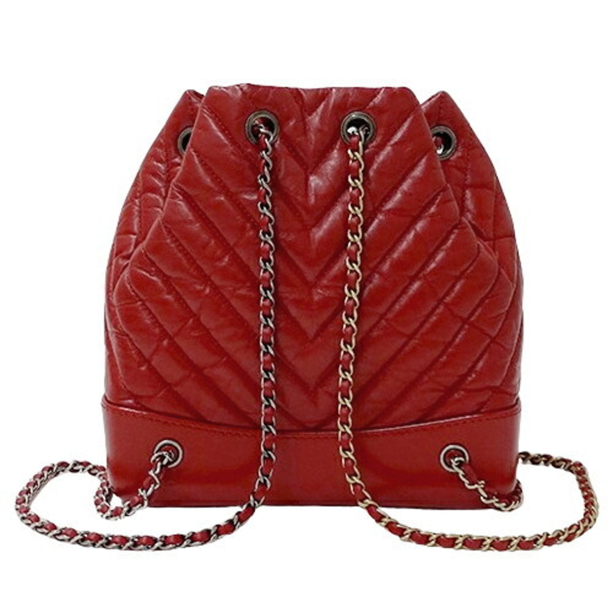 Chanel Gabriel Red Color Baguette Bag (Pre-Owned)