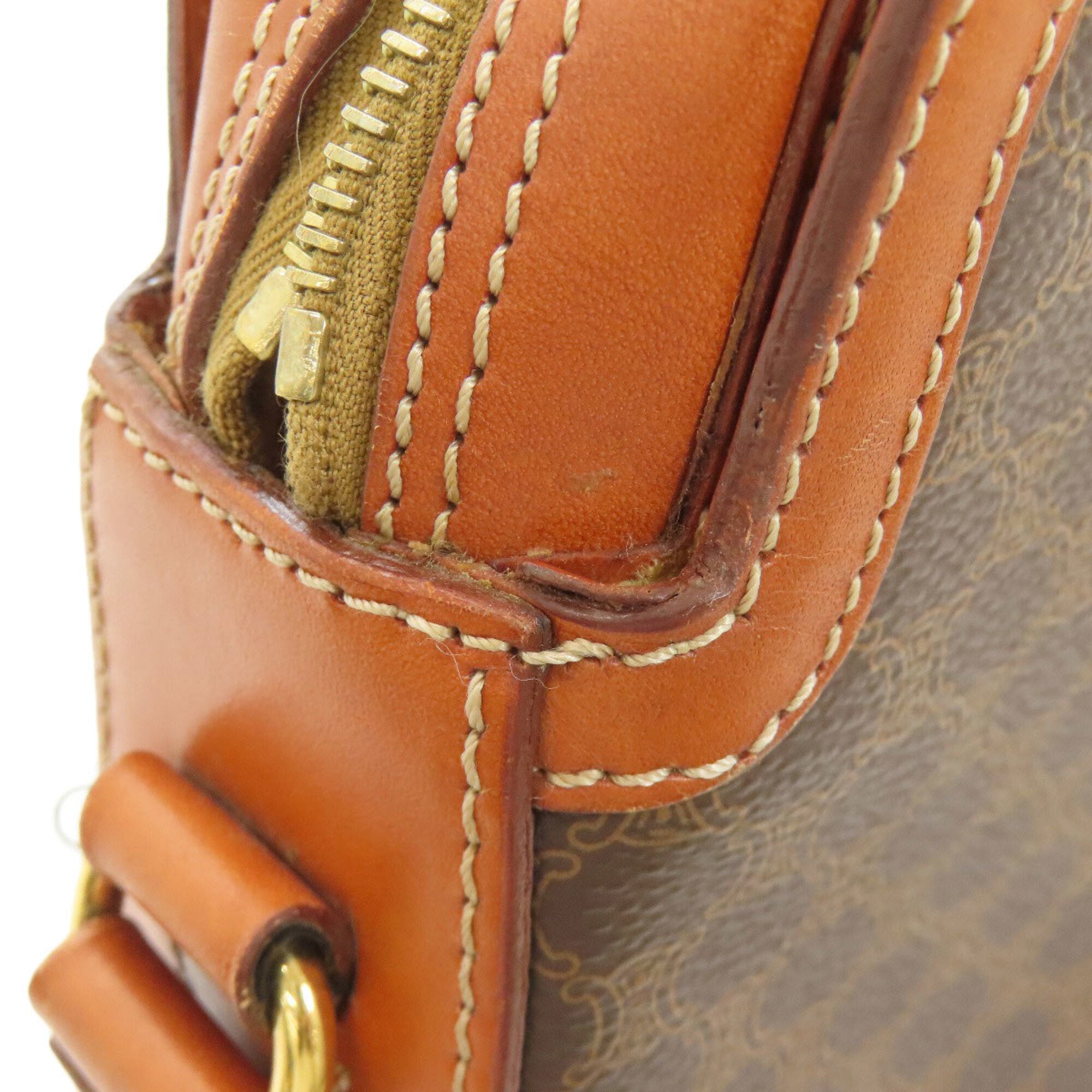 Celine Brown Pvc Shoulder Bag (Pre-Owned)