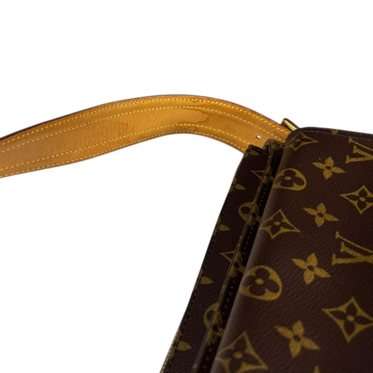 Louis Vuitton Brown Monogram Shoulder Bag (Pre-Owned)