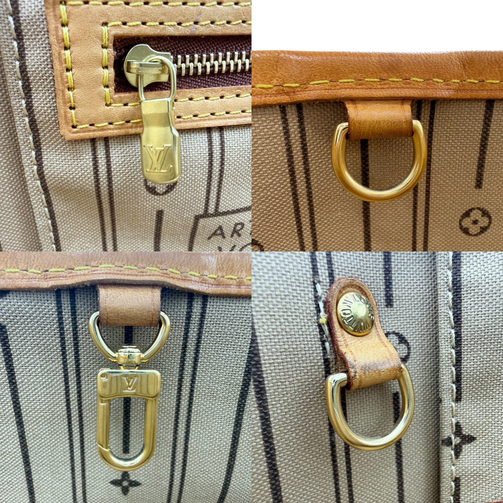 Louis Vuitton Brown Monogram Handbag Tote Bag (Pre-Owned)