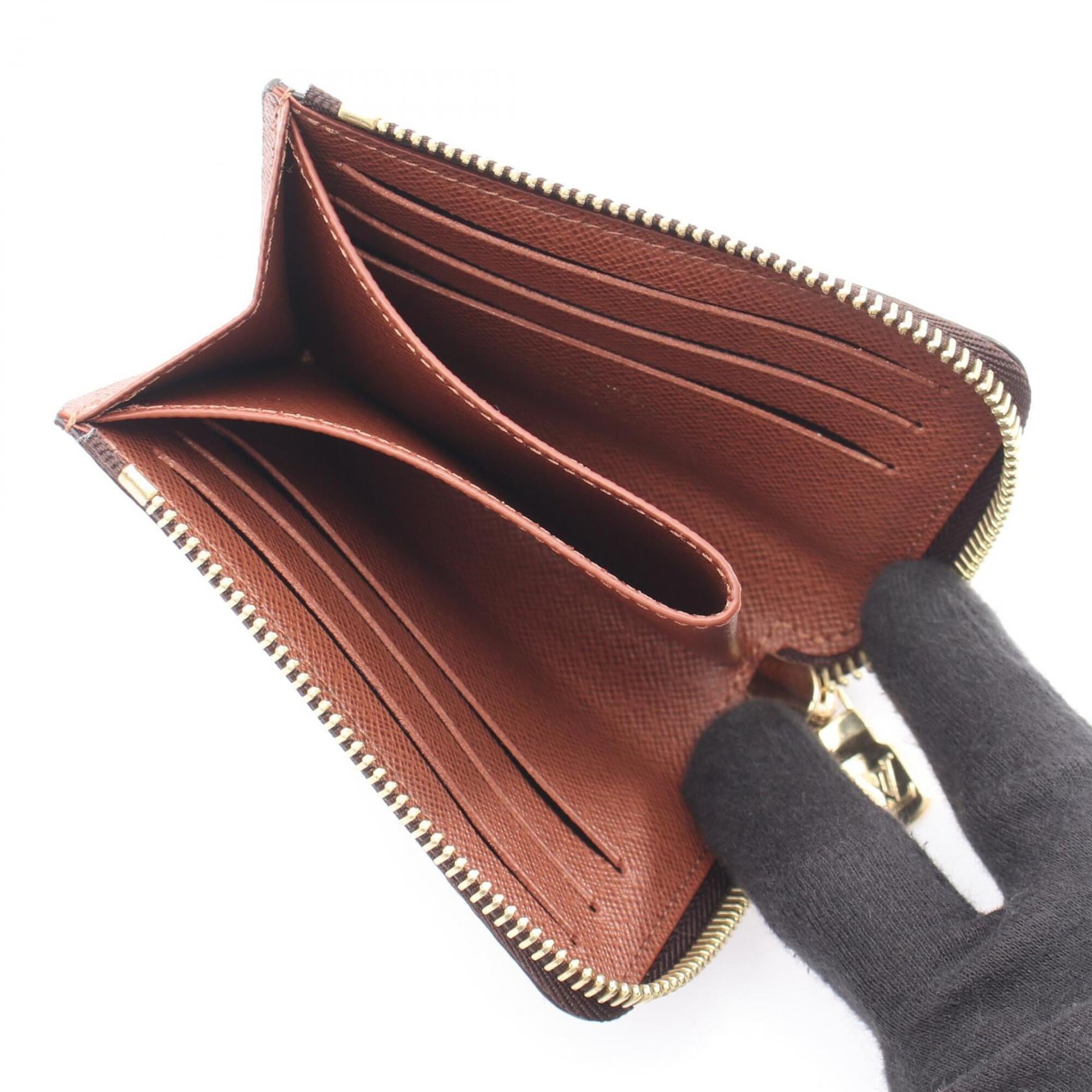 Louis Vuitton Brown Leather Pvc Coin Purse/Coin Case (Pre-Owned)