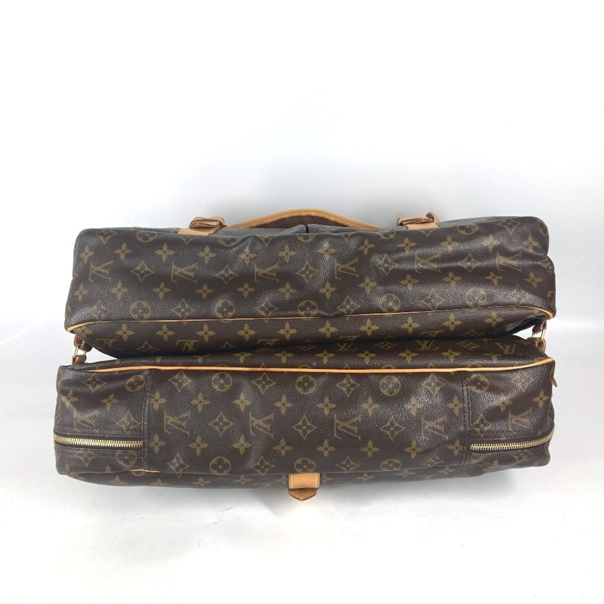 Louis Vuitton Brown Monogram Monogram Boston Bag Handbag Shoulder Bag (Pre-Owned)
