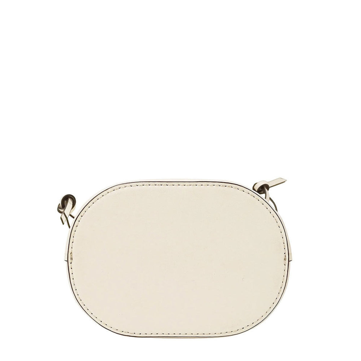 Michael Kors Beige Ivory Leather Canvas Handbag Shoulder Bag (Pre-Owned)