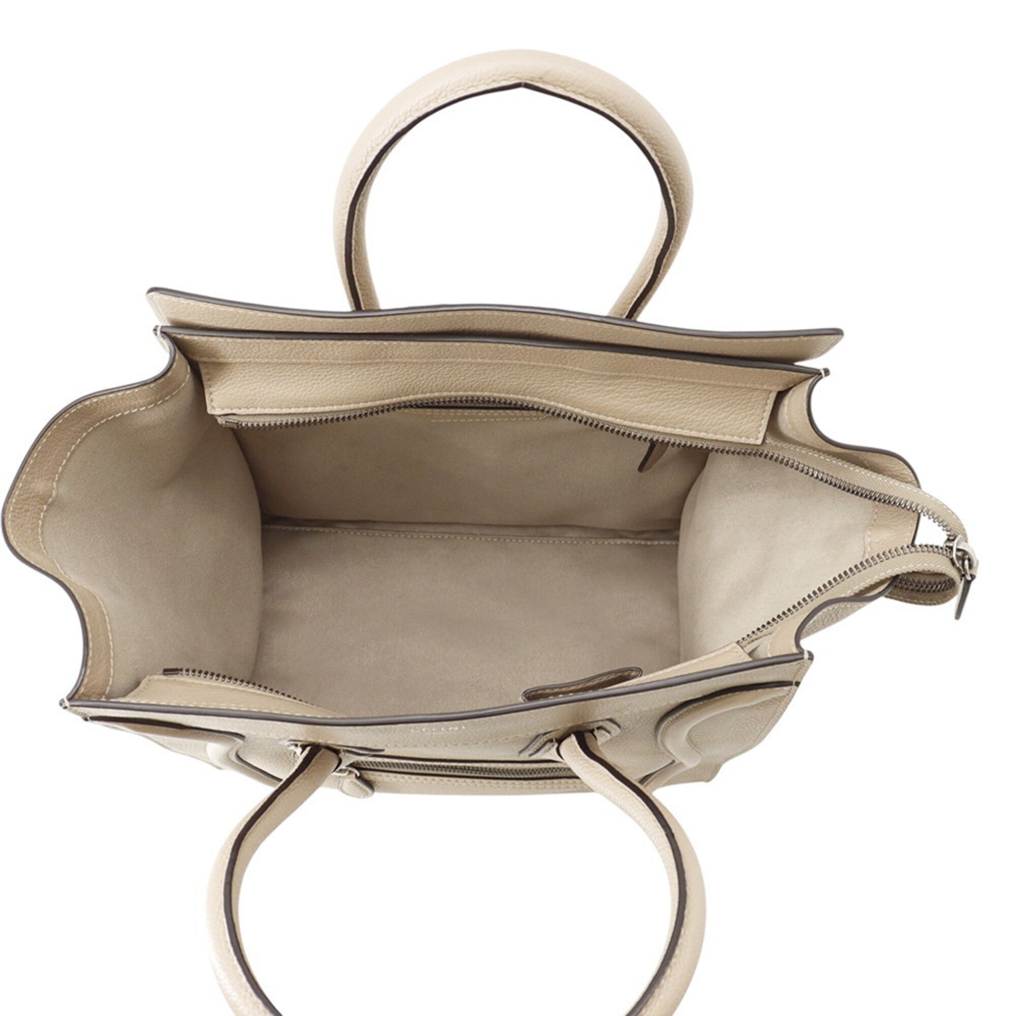 Celine Beige Leather Handbag (Pre-Owned)