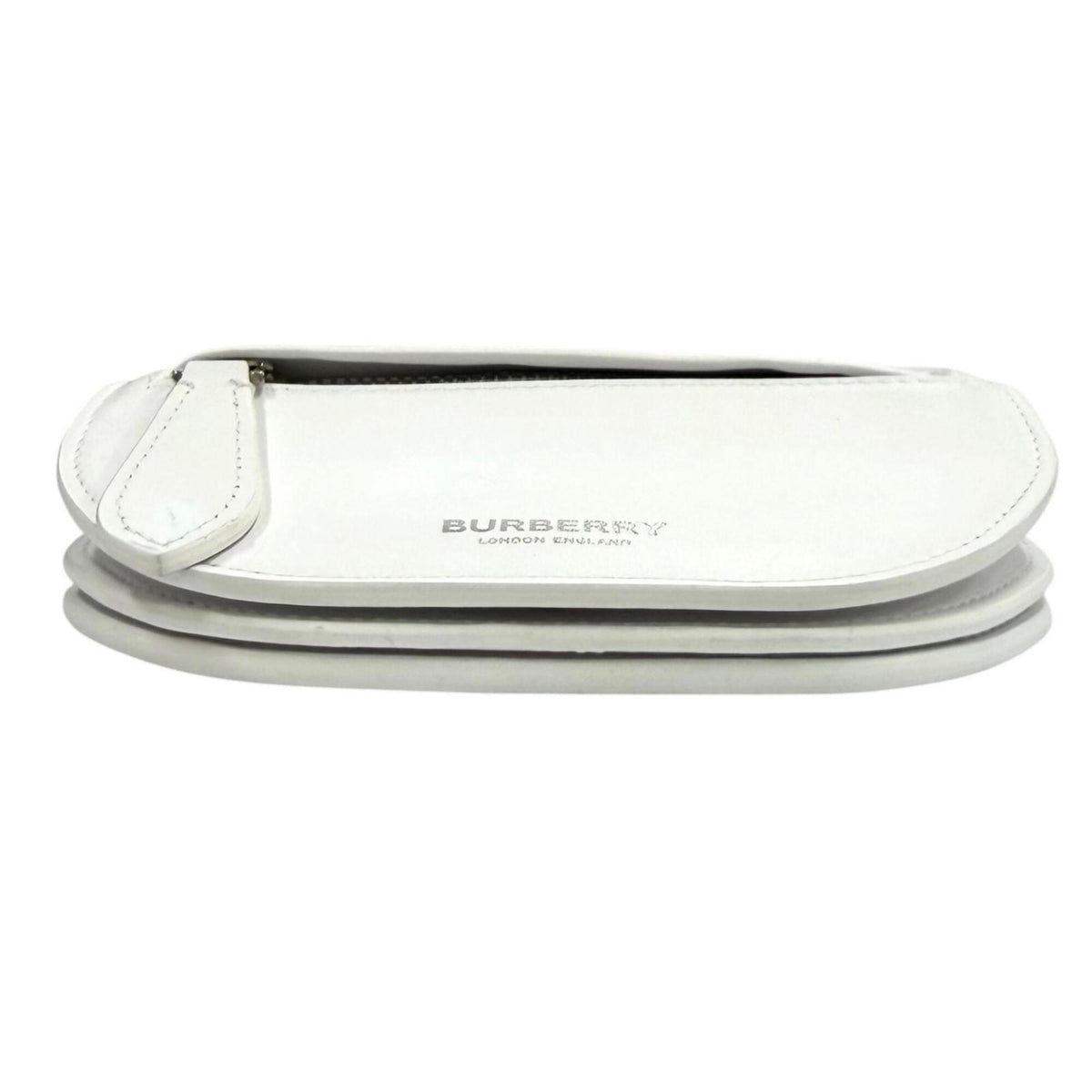 Burberry White Leather Pochette Shoulder Bag (Pre-Owned)