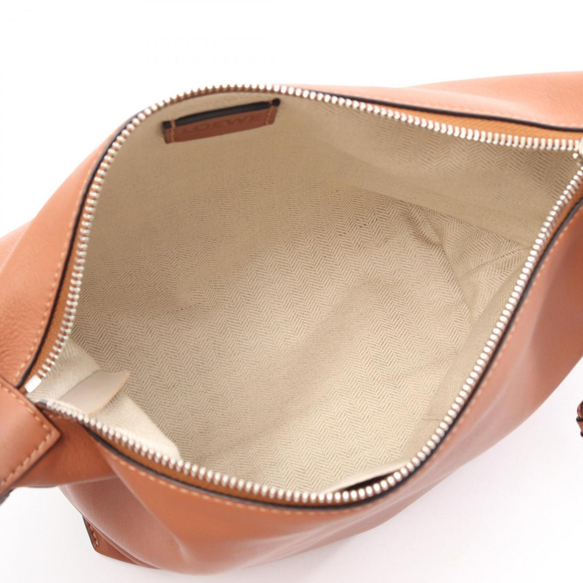 Loewe Brown Leather Handbag Shoulder Bag (Pre-Owned)