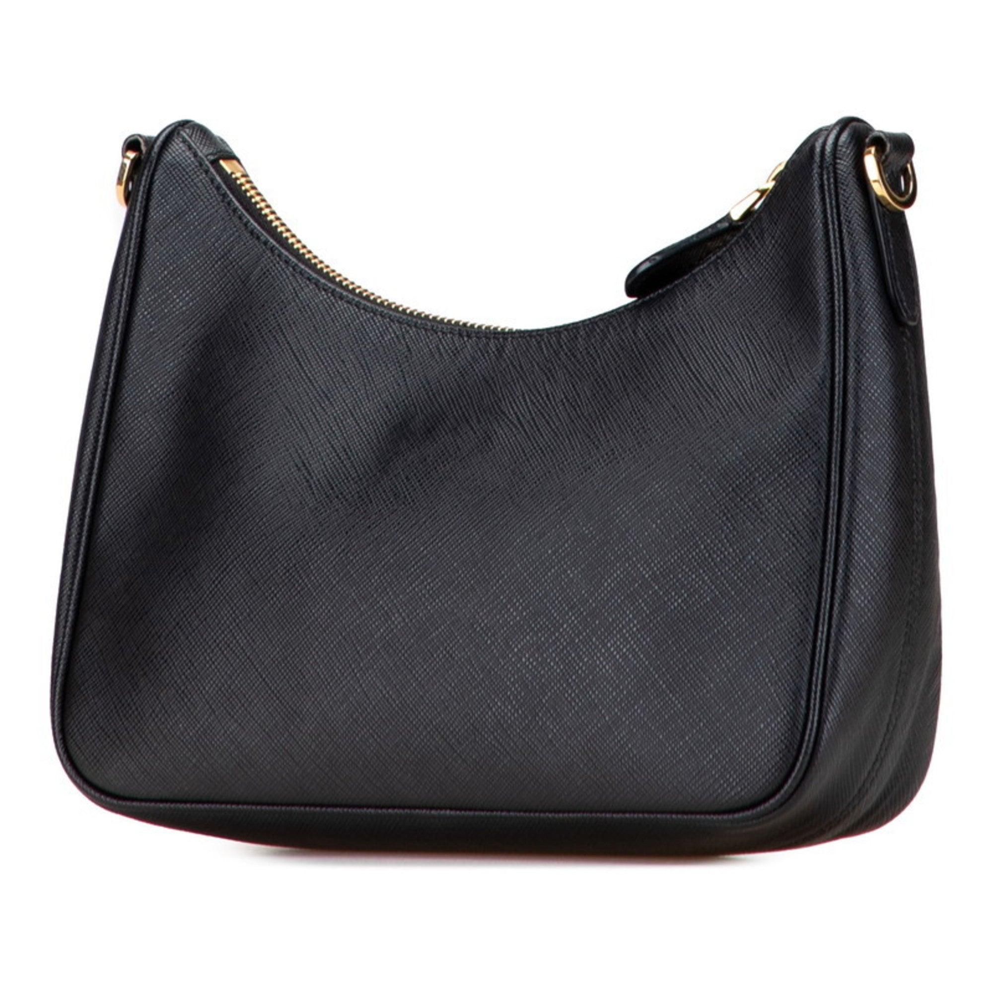 Prada Black Leather Shoulder Bag (Pre-Owned)