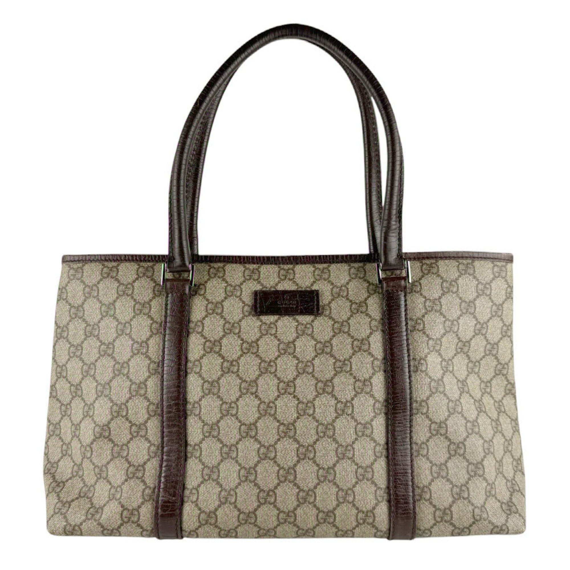 Gucci Brown Gg Supreme Shoulder Bag Tote Bag (Pre-Owned)