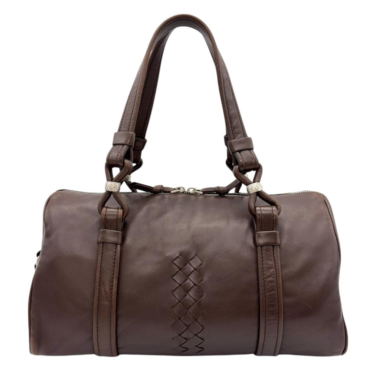 Bottega Veneta Brown Leather Handbag (Pre-Owned)