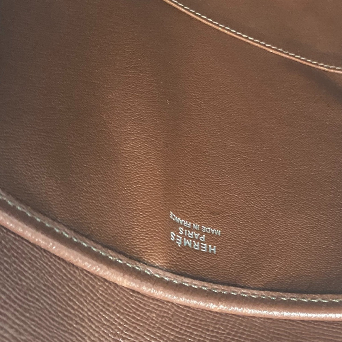 Hermes Brown Leather Shoulder Bag (Pre-Owned)