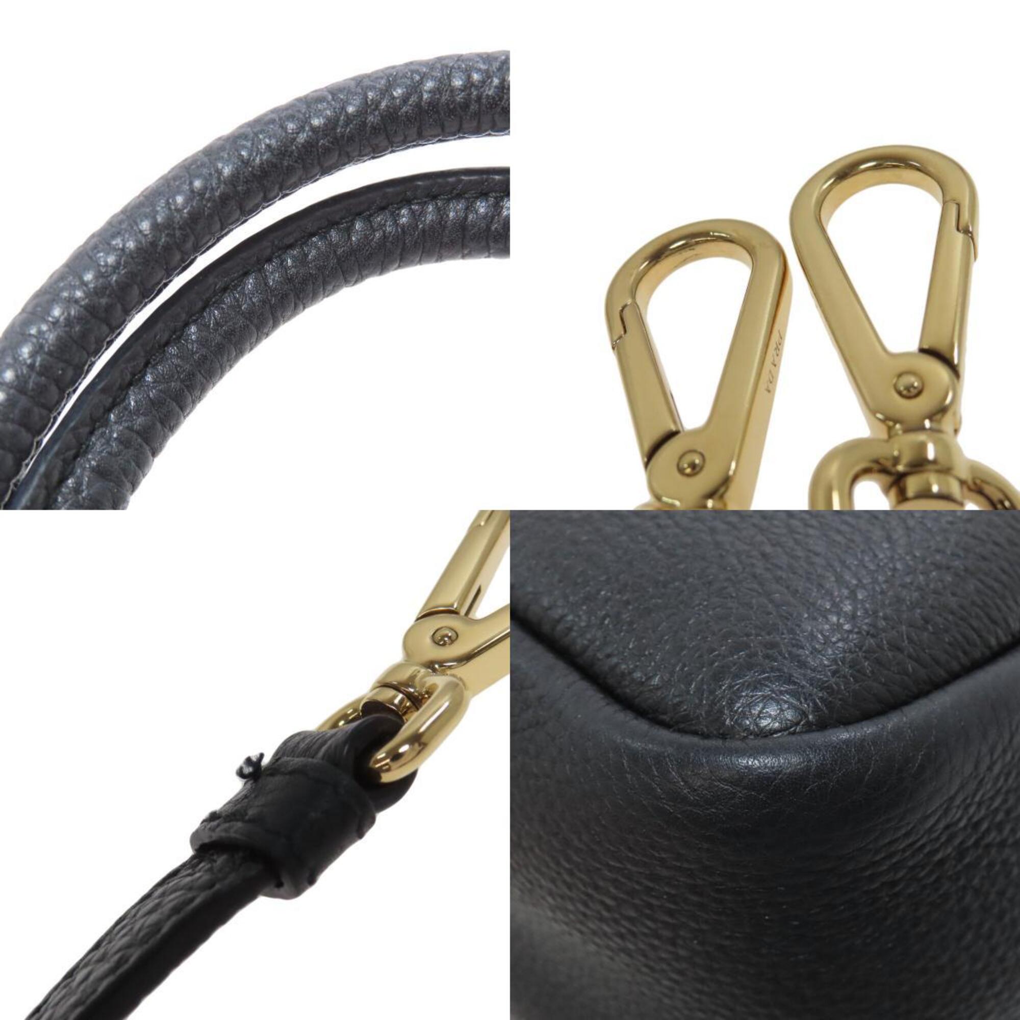 Prada Black Leather Handbag (Pre-Owned)