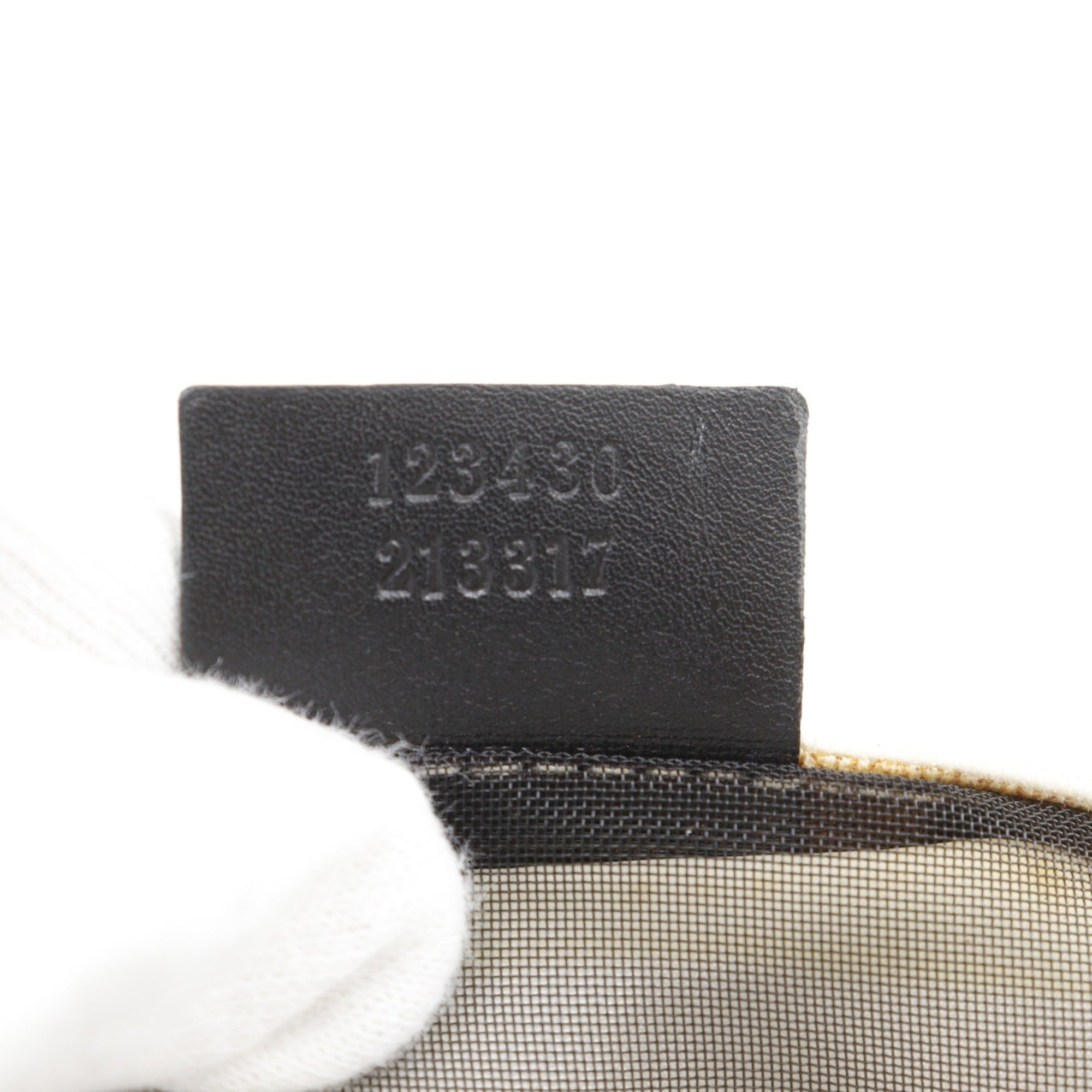 Gucci White Canvas Tote Bag (Pre-Owned)