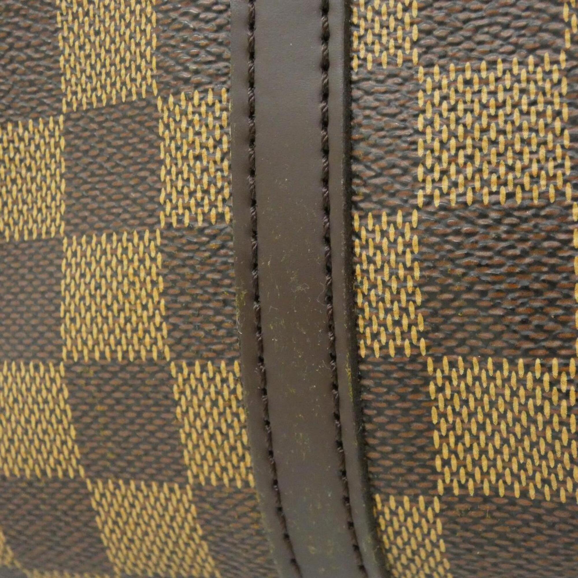 Louis Vuitton Ebene Coated Canvas Handbag Pouch (Pre-Owned)