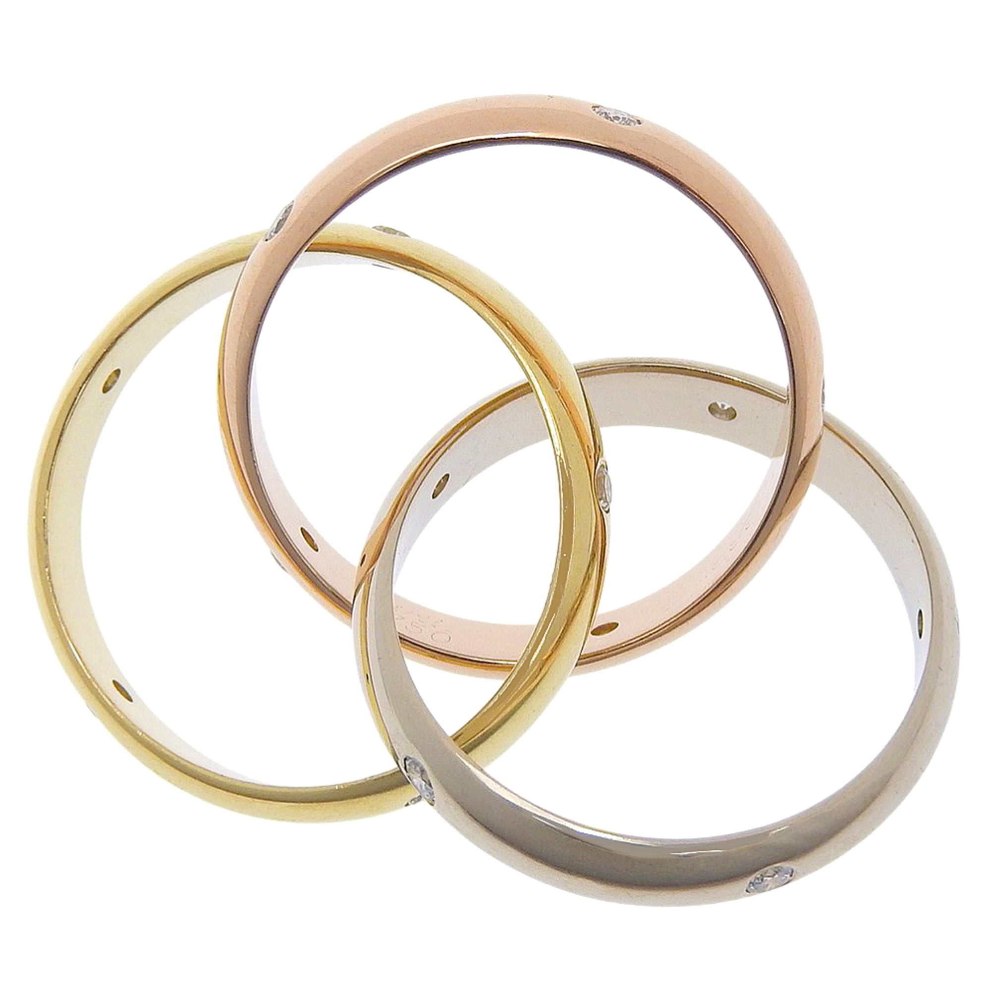 Cartier Yellow Gold (18K) Pink Gold (18K) White Gold (18K) Band Ring (Pre-Owned)