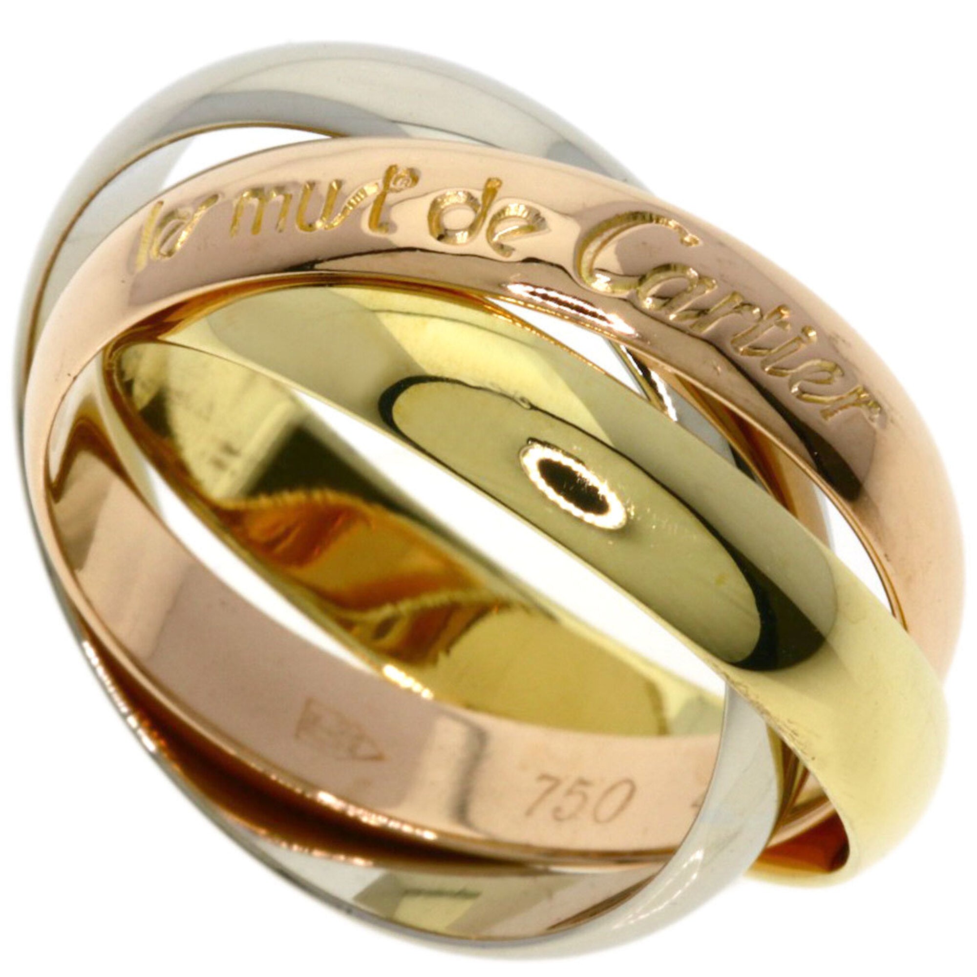 Cartier Yellow Gold (18K) Pink Gold (18K) White Gold (18K) Band Ring (Pre-Owned)