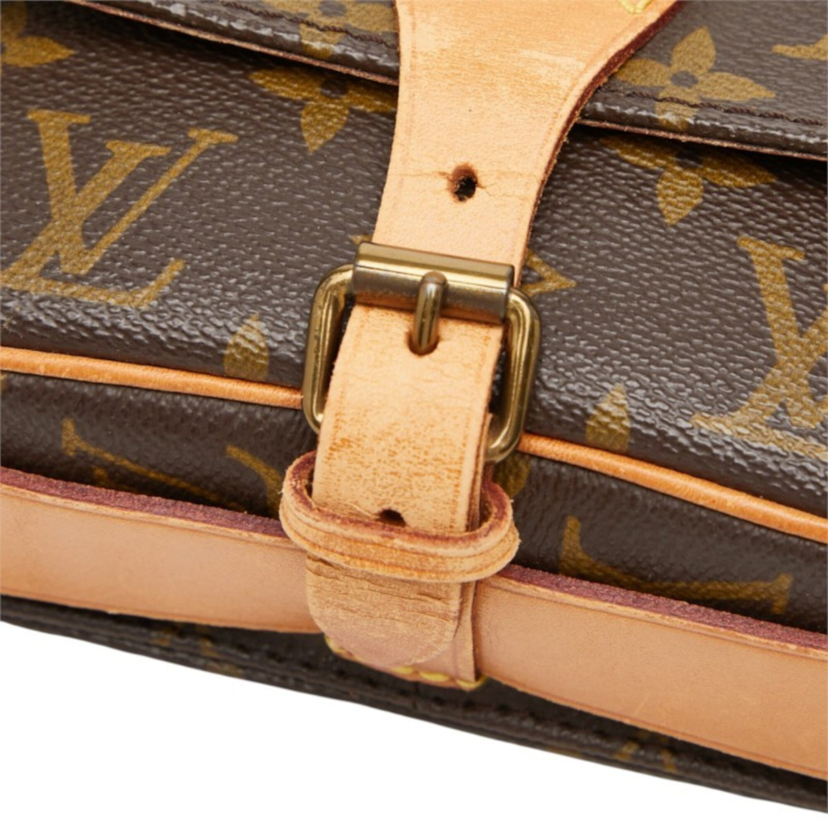 Louis Vuitton Brown Pvc Leather Shoulder Bag (Pre-Owned)