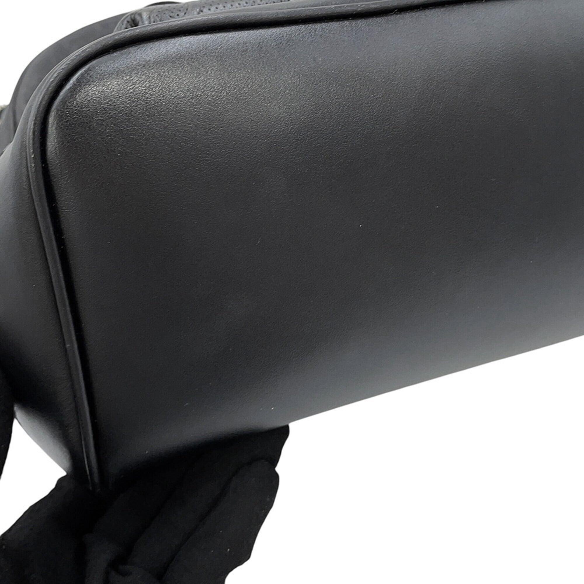 Gucci Black Embossed Leather Backpack (Pre-Owned)