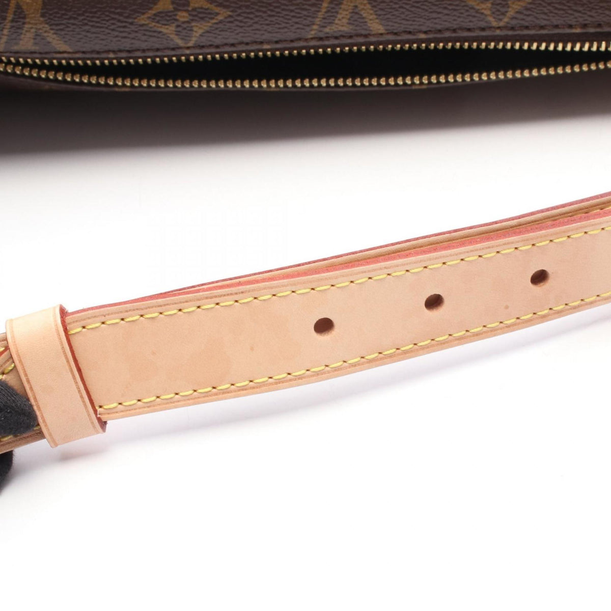 Louis Vuitton Brown Coated Canvas Leather Fanny Pack (Pre-Owned)