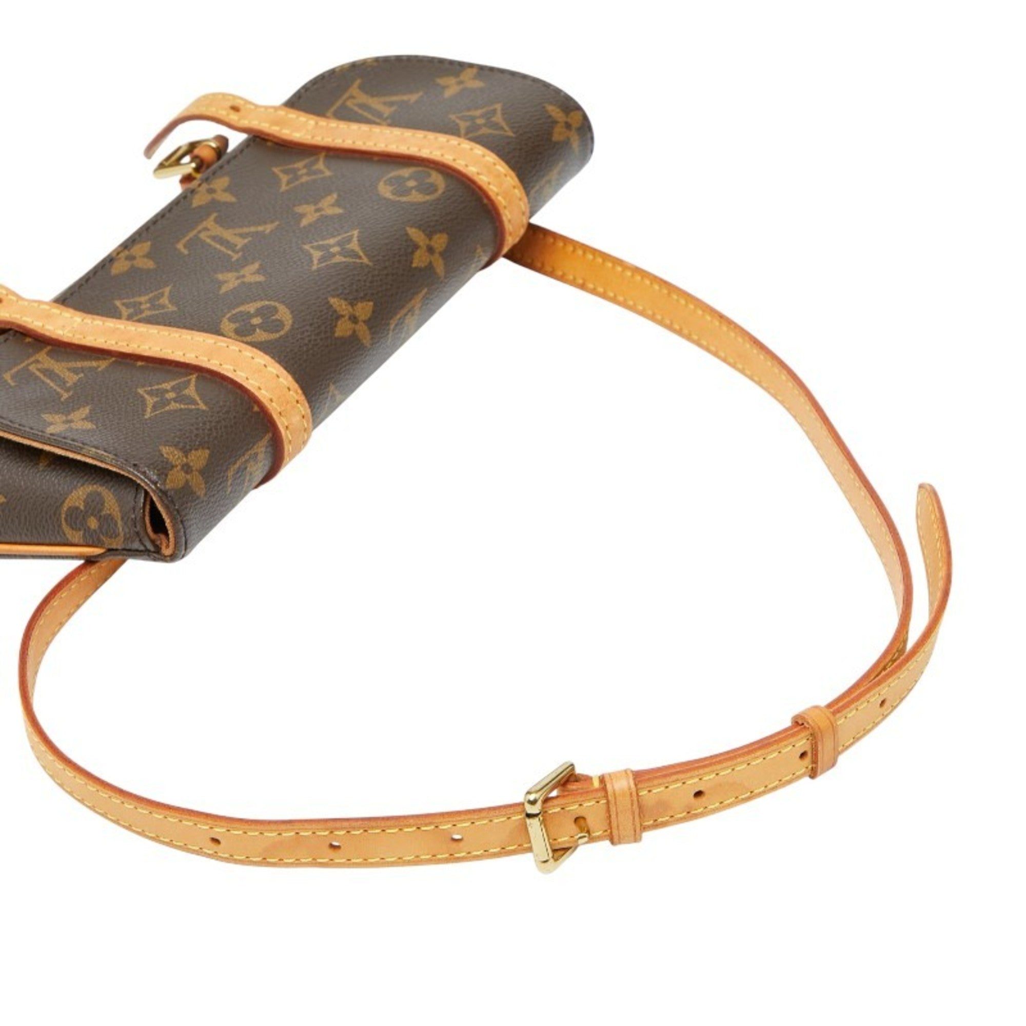 Louis Vuitton Brown Pvc Leather Fanny Pack Pochette (Pre-Owned)
