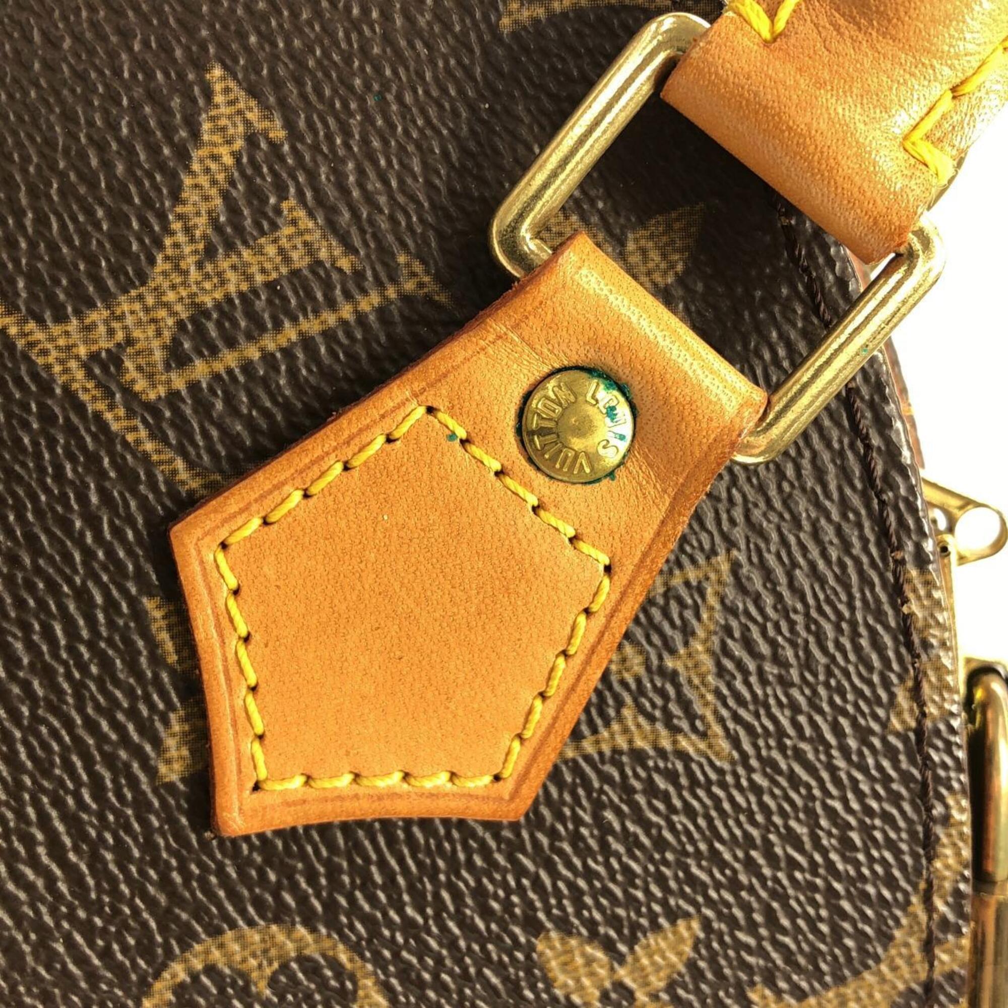 Louis Vuitton Monogram Marron Coated Canvas Handbag (Pre-Owned)