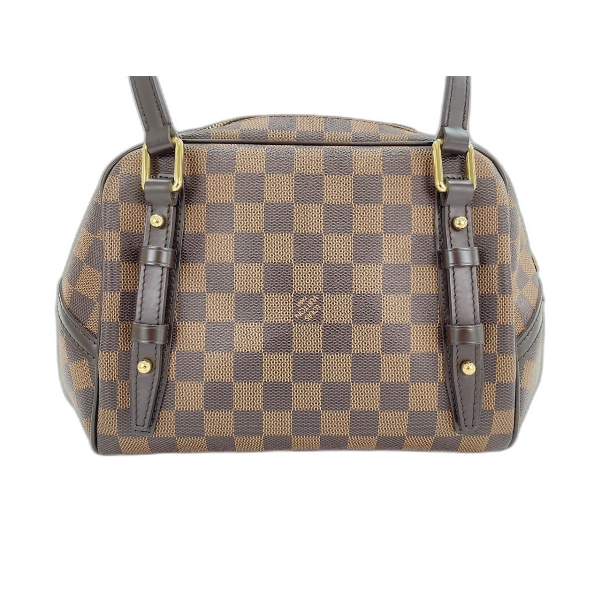 Louis Vuitton Brown Damier Canvas Handbag (Pre-Owned)