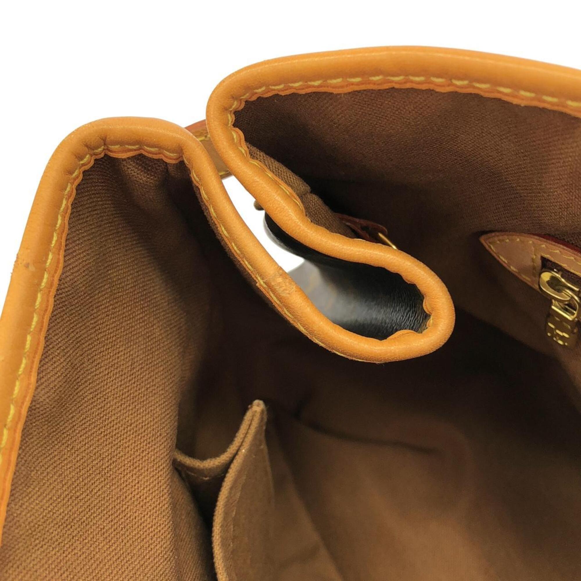 Louis Vuitton Marron Coated Canvas Handbag (Pre-Owned)