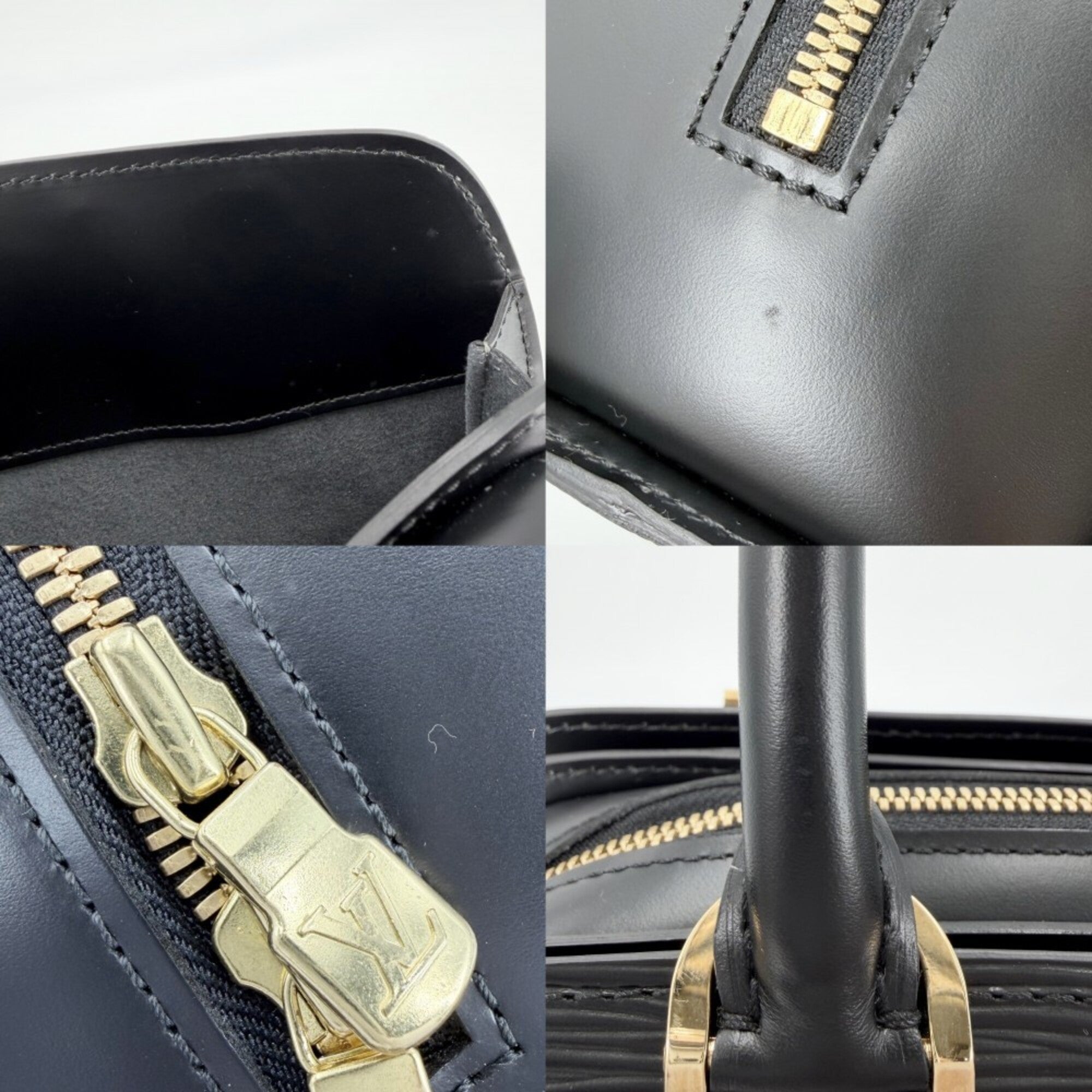Louis Vuitton Noir Epi Leather Handbag (Pre-Owned)