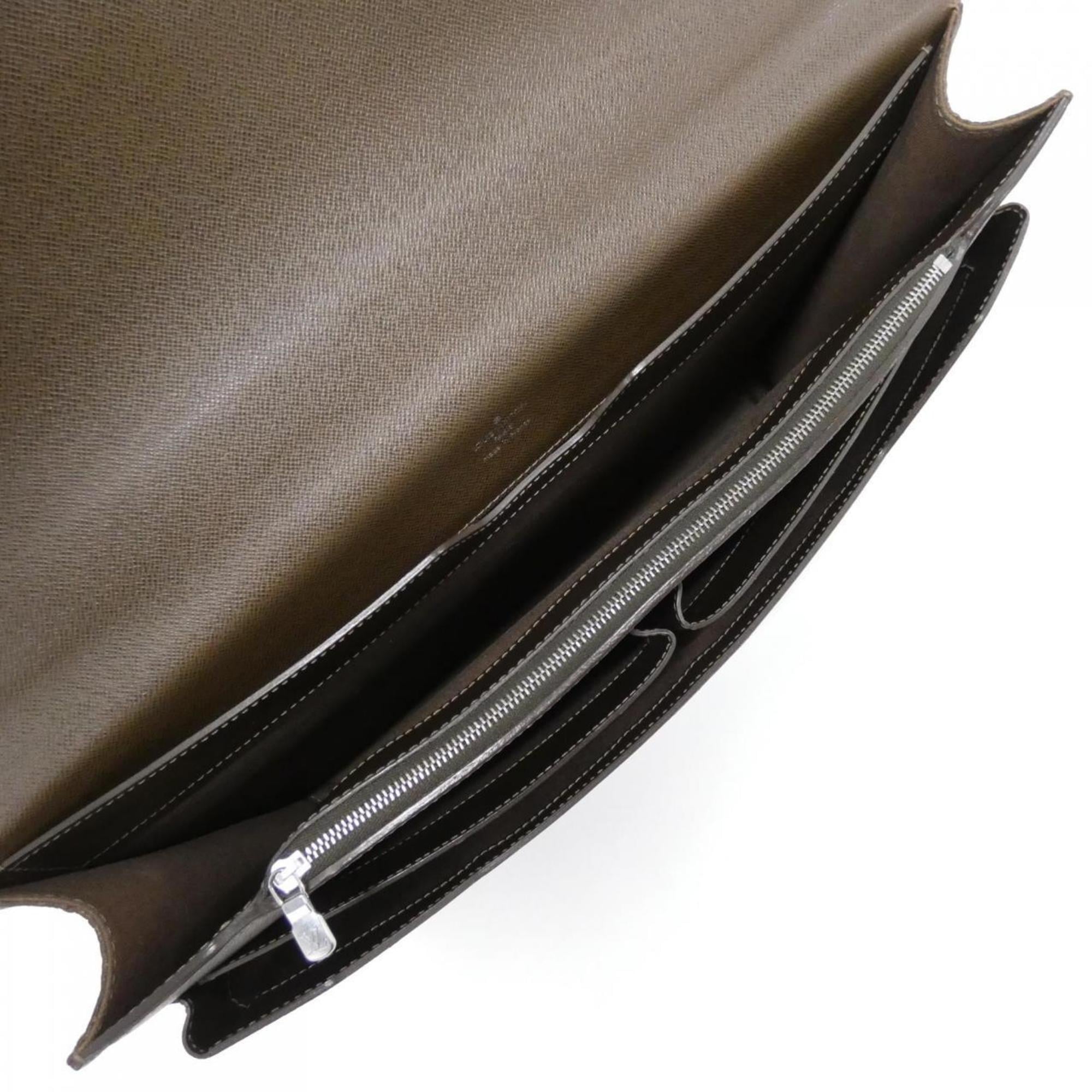 Louis Vuitton Brown Grizzly Leather Handbag (Pre-Owned)