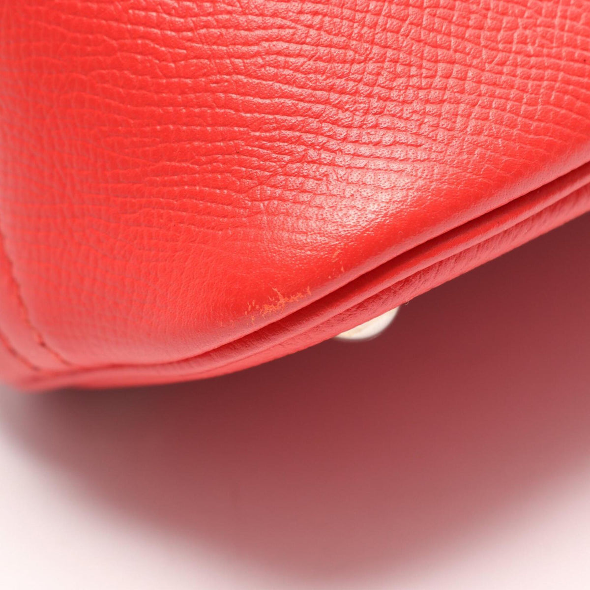 Hermes Red Color Epsom Leather Handbag (Pre-Owned)
