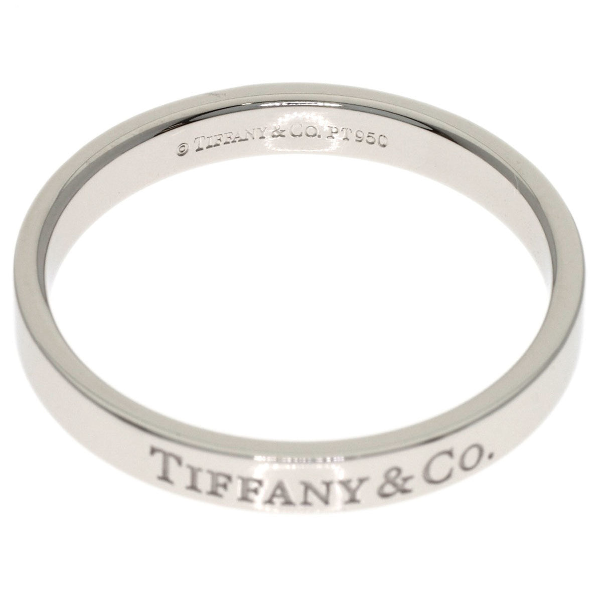 Tiffany Platinum 950 Band Ring (Pre-Owned)