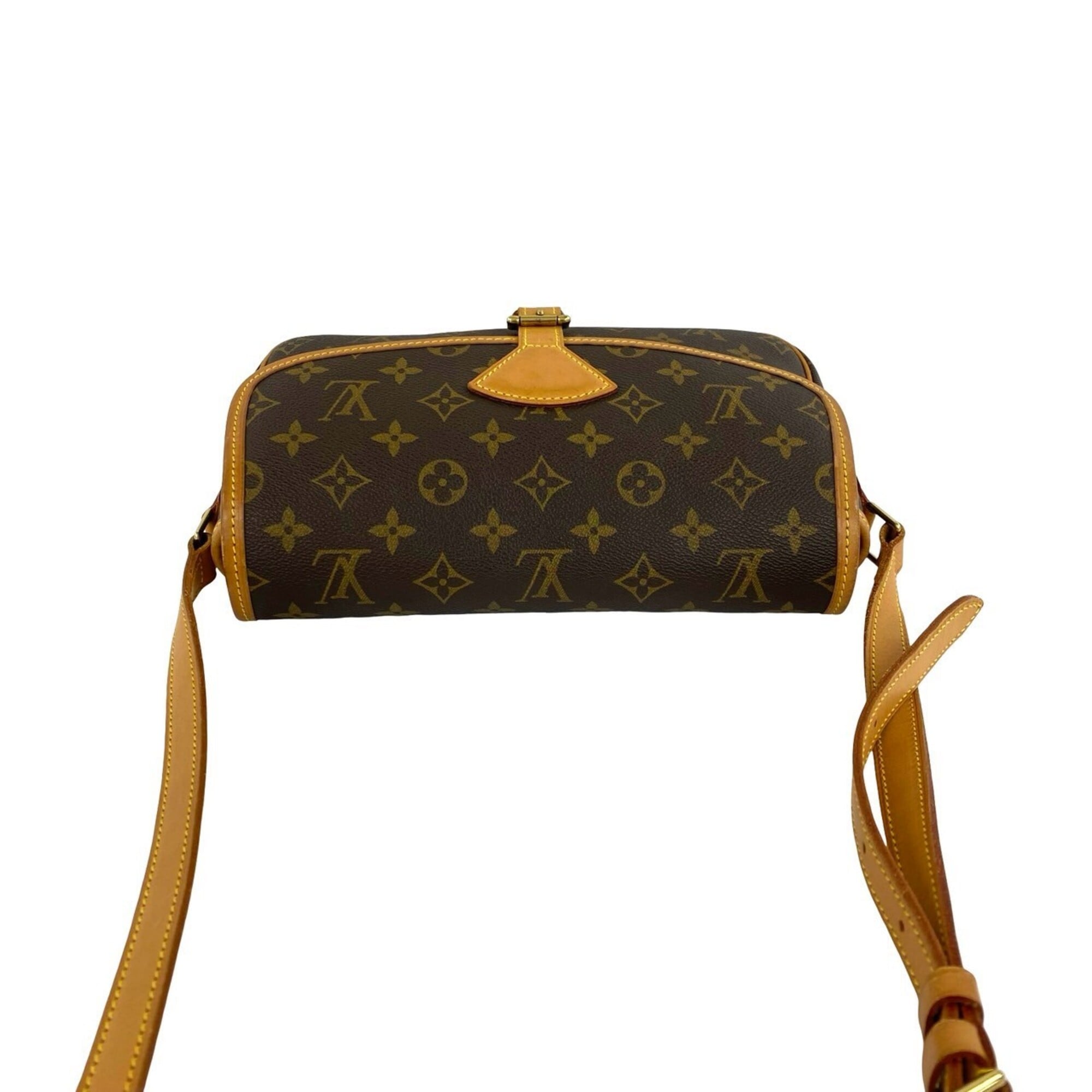 Louis Vuitton Brown Leather Pvc Pochette Shoulder Bag (Pre-Owned)
