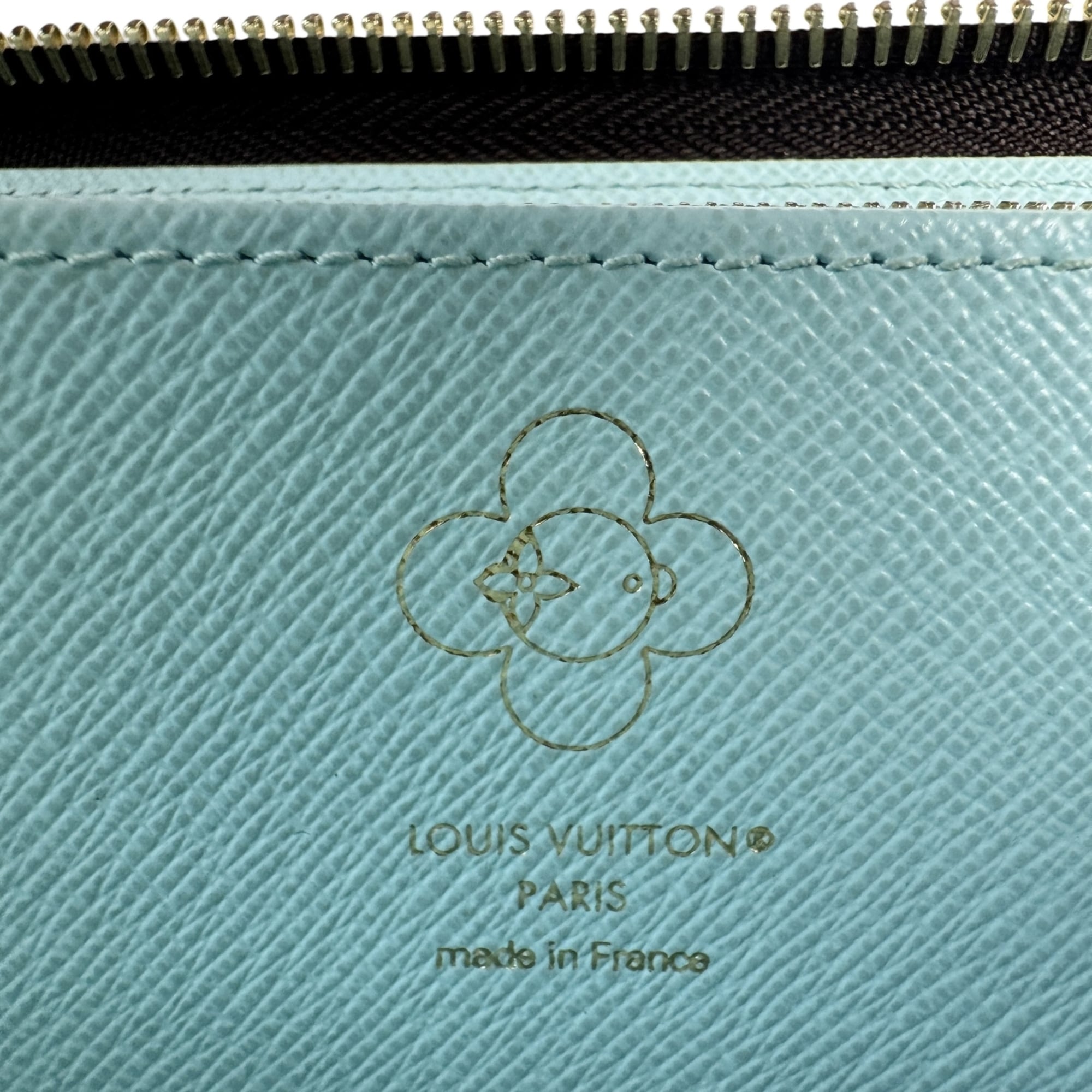 Louis Vuitton Brown Leather Long Wallet (Bi-Fold) (Pre-Owned)